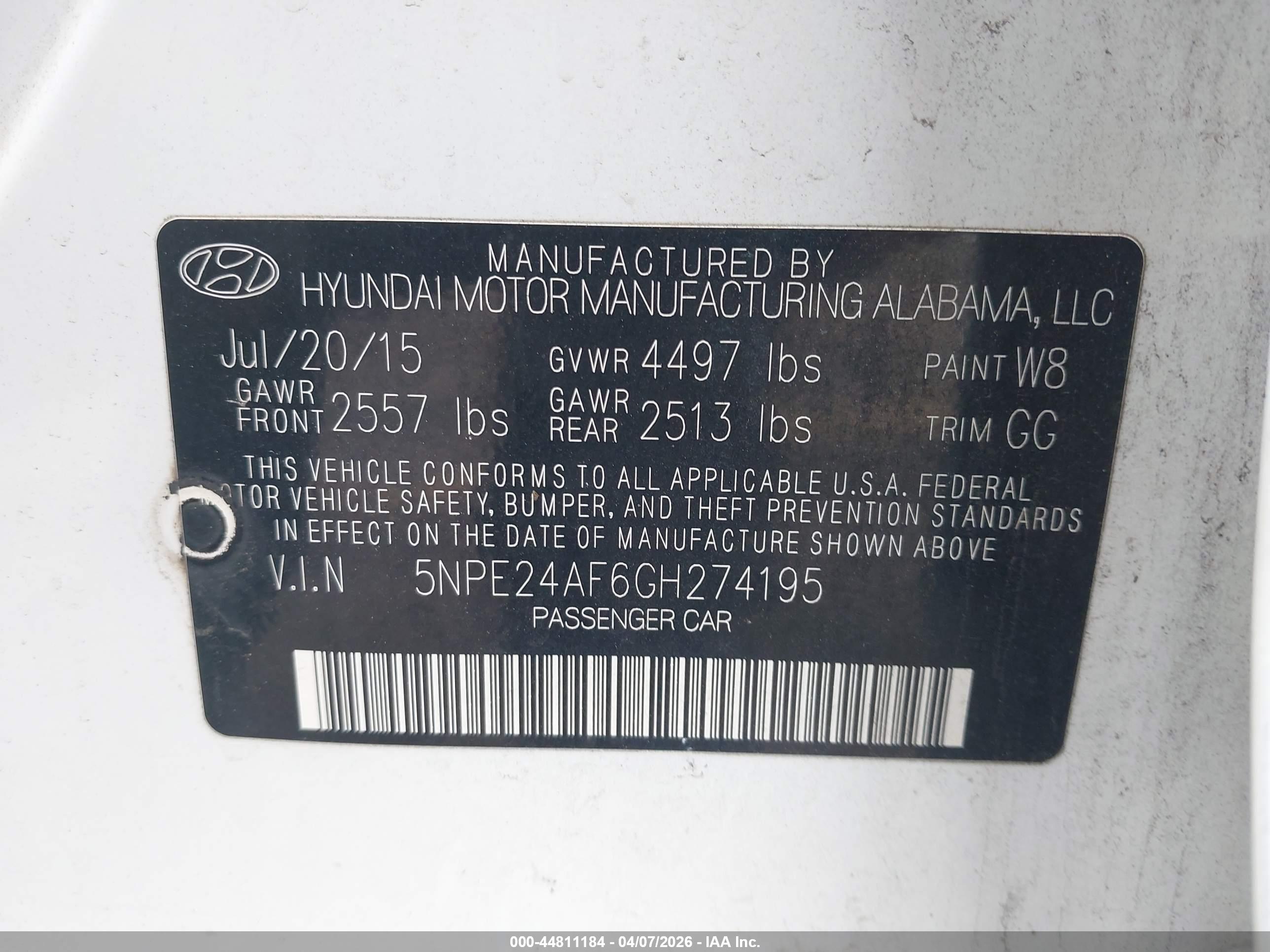 HYUNDAI SONATA image 9