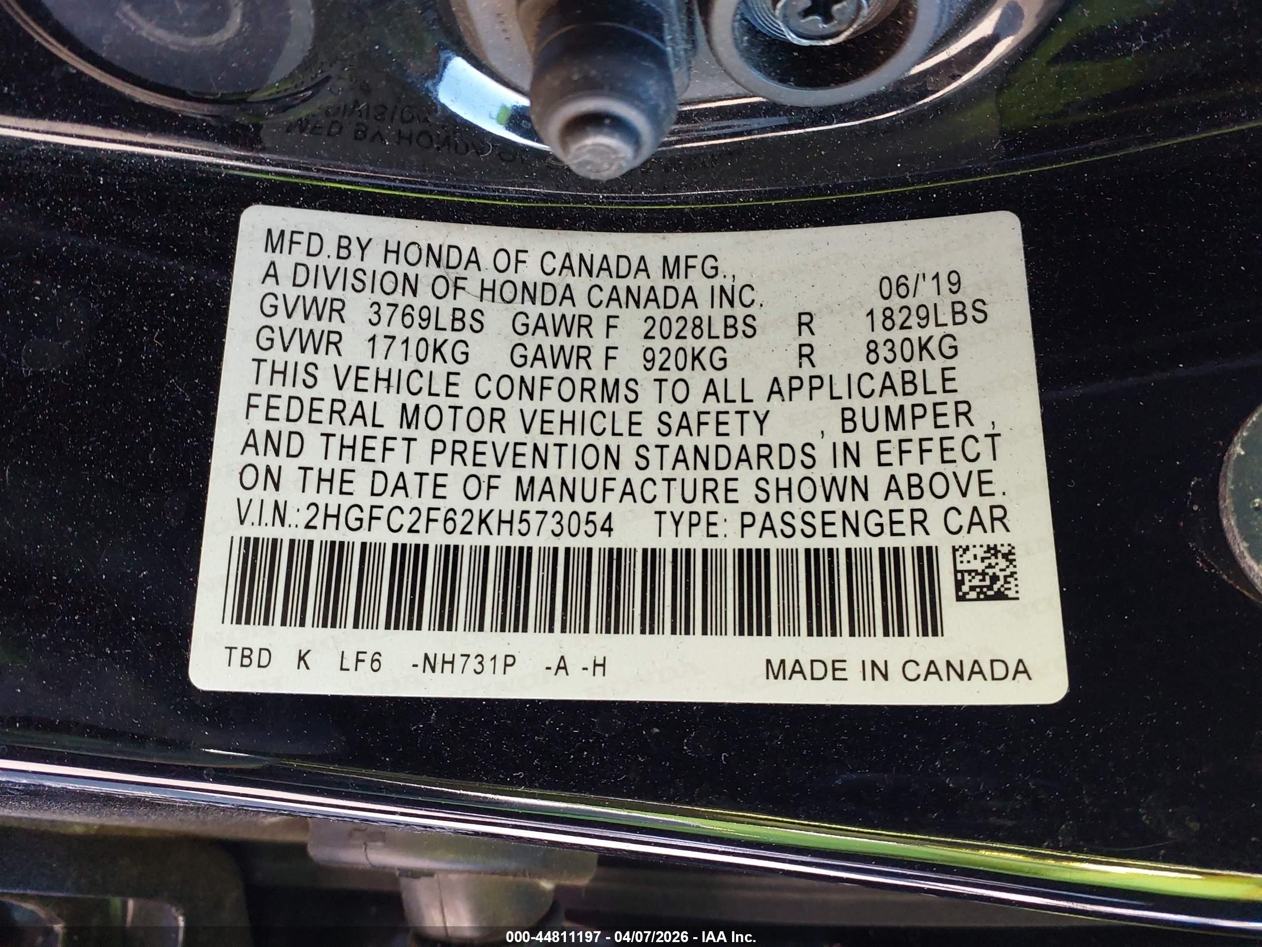 HONDA CIVIC image 9