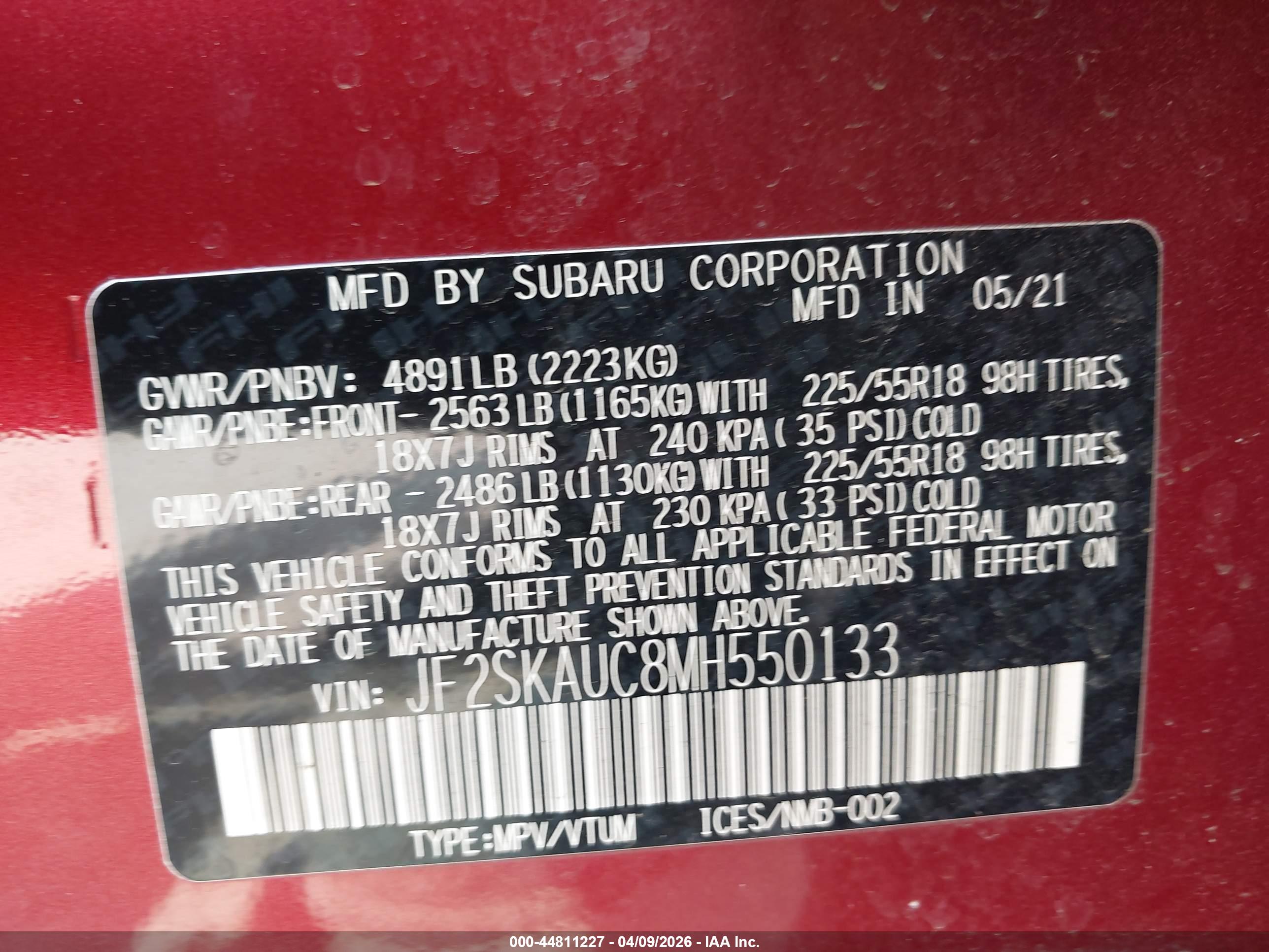 SUBARU FORESTER image 9