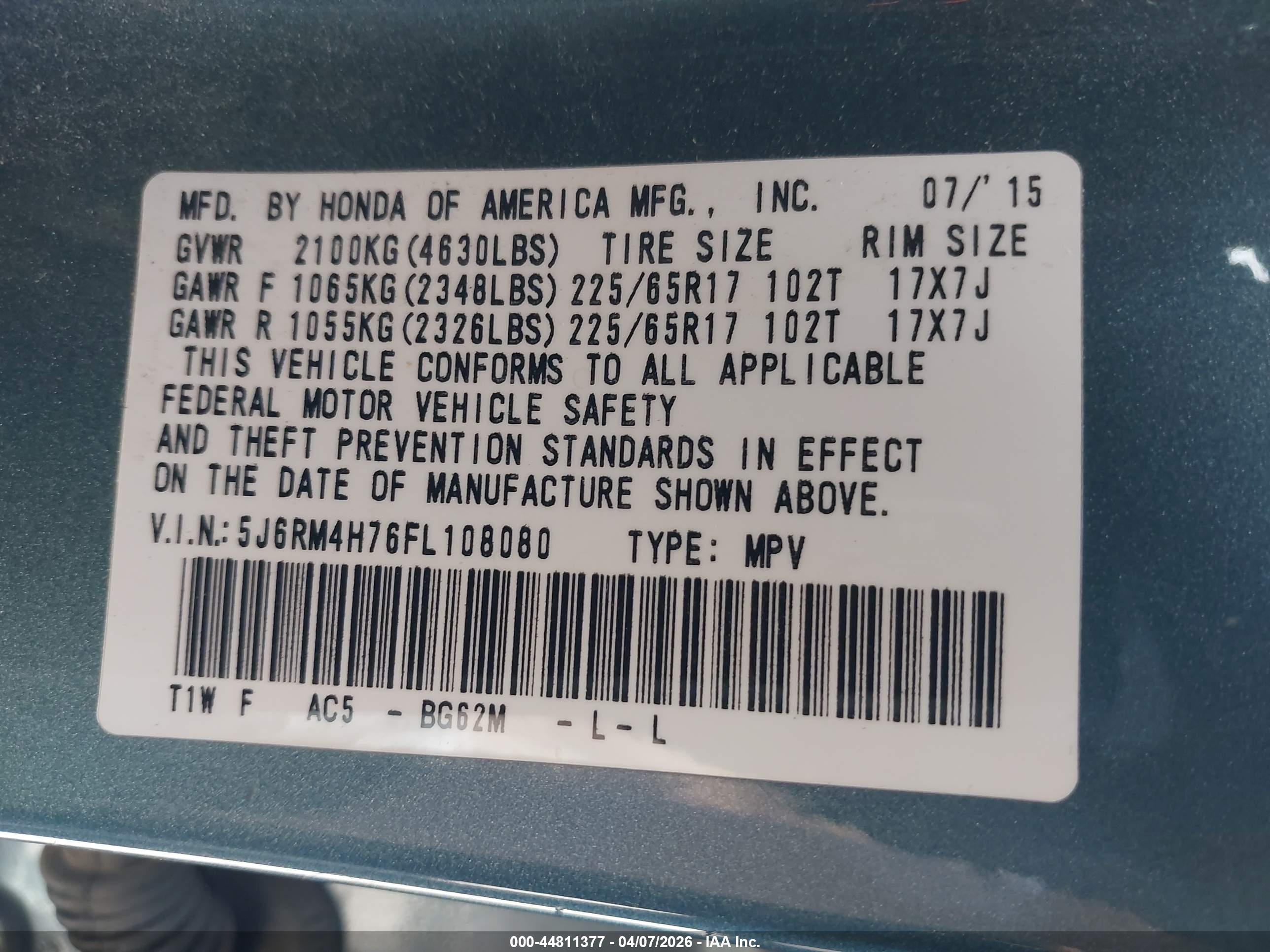 HONDA CR-V image 9