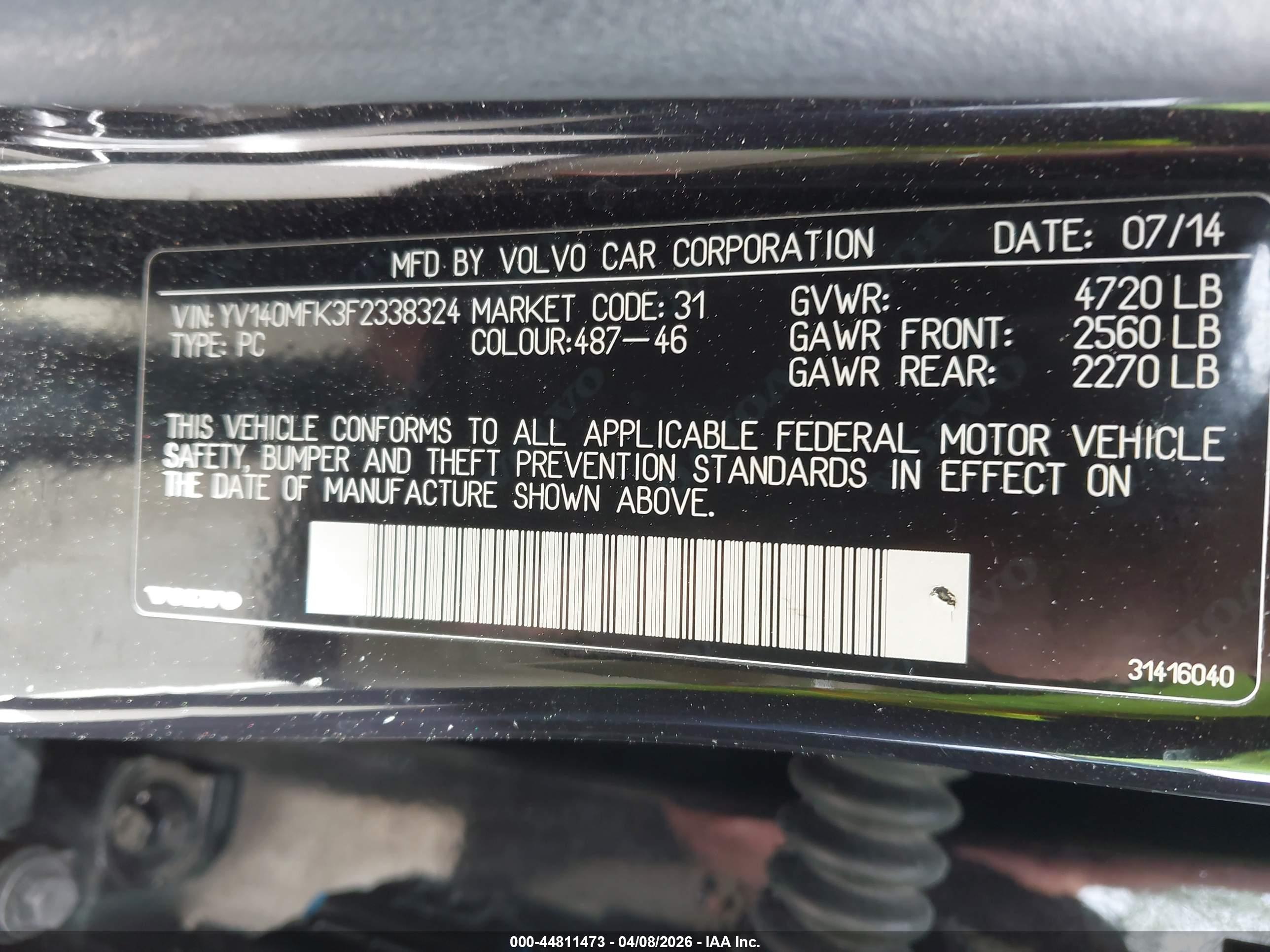 VOLVO S60 image 9