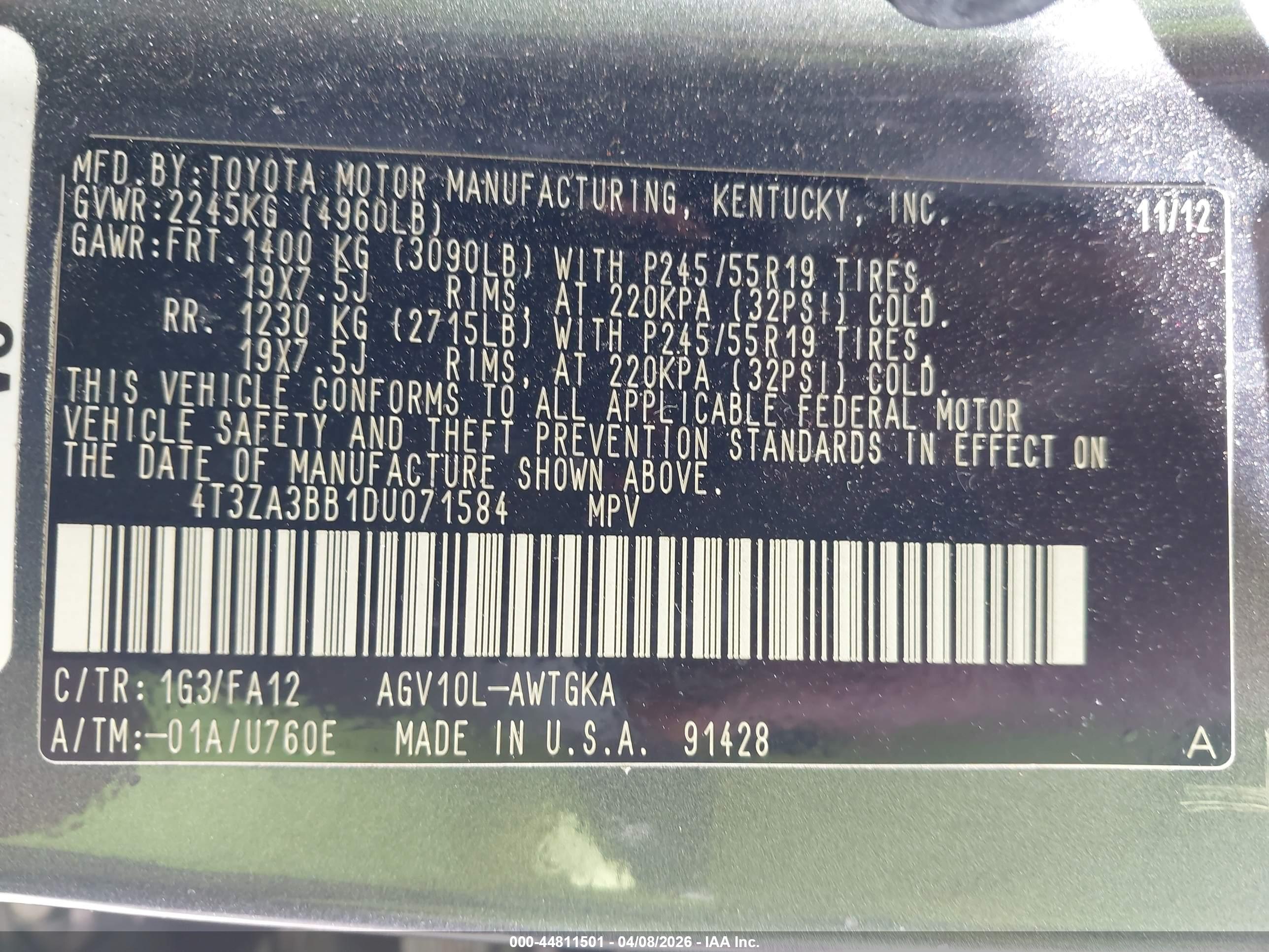 TOYOTA VENZA image 9