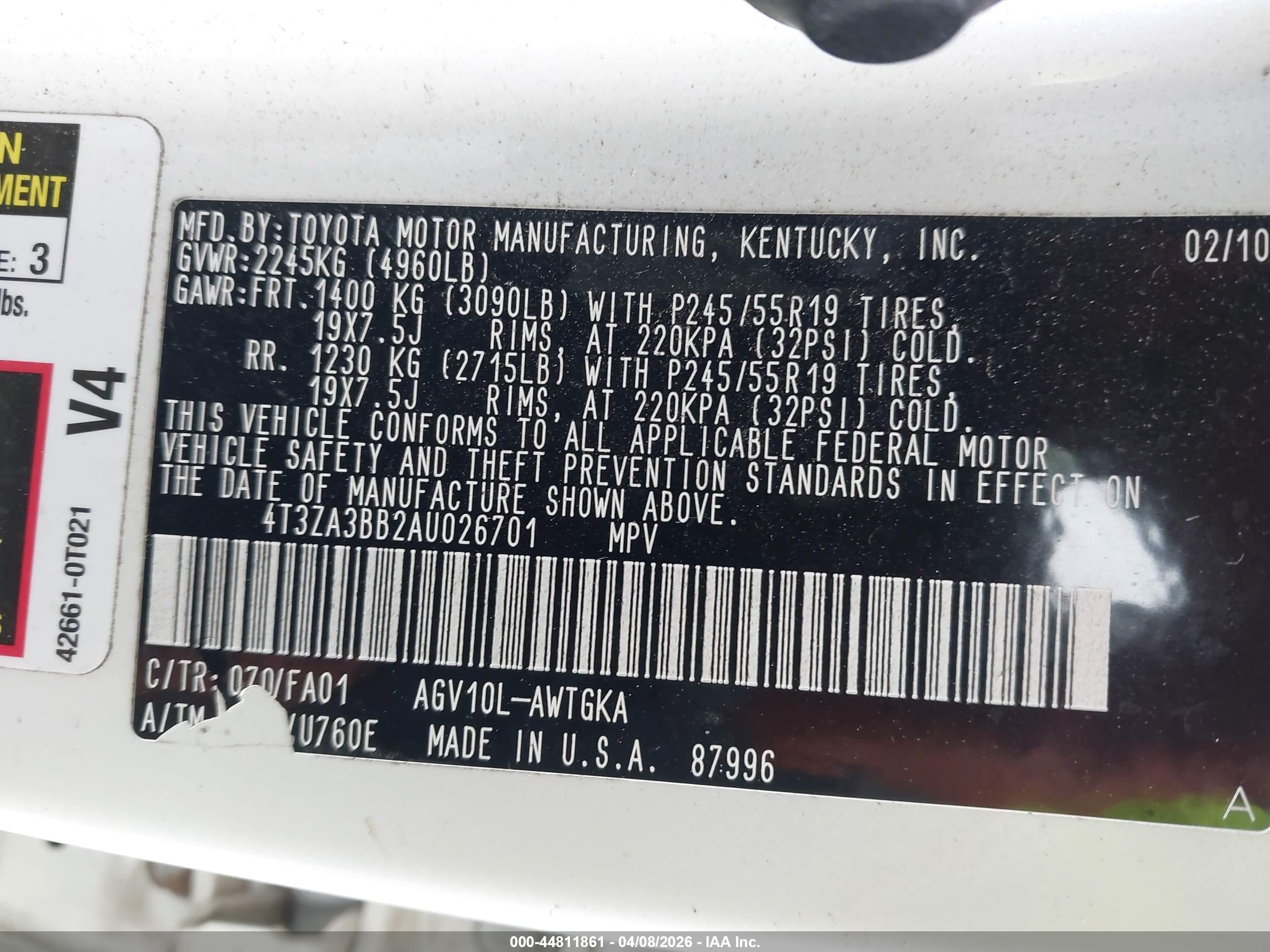 TOYOTA VENZA image 9