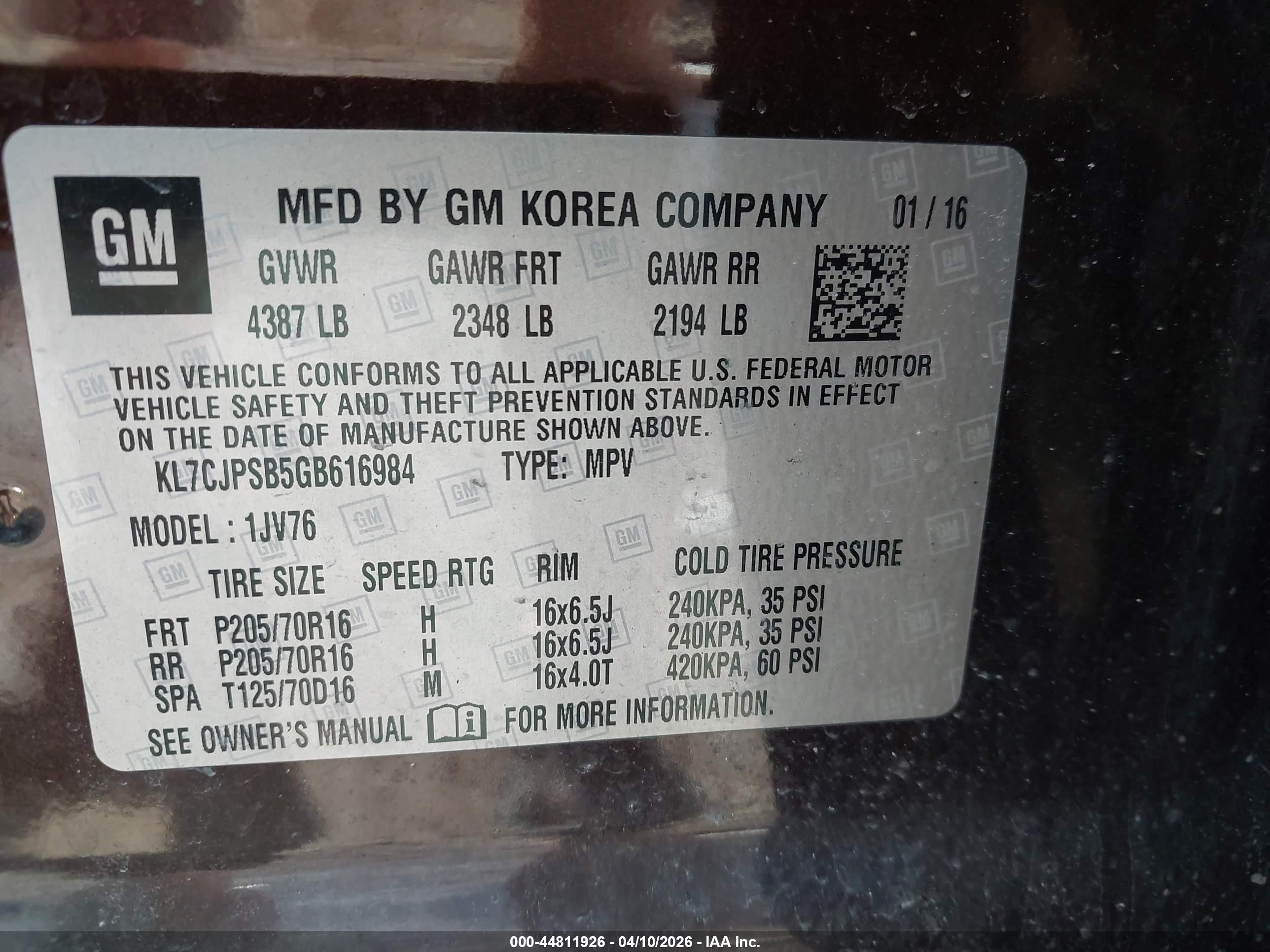 CHEVROLET TRAX image 9