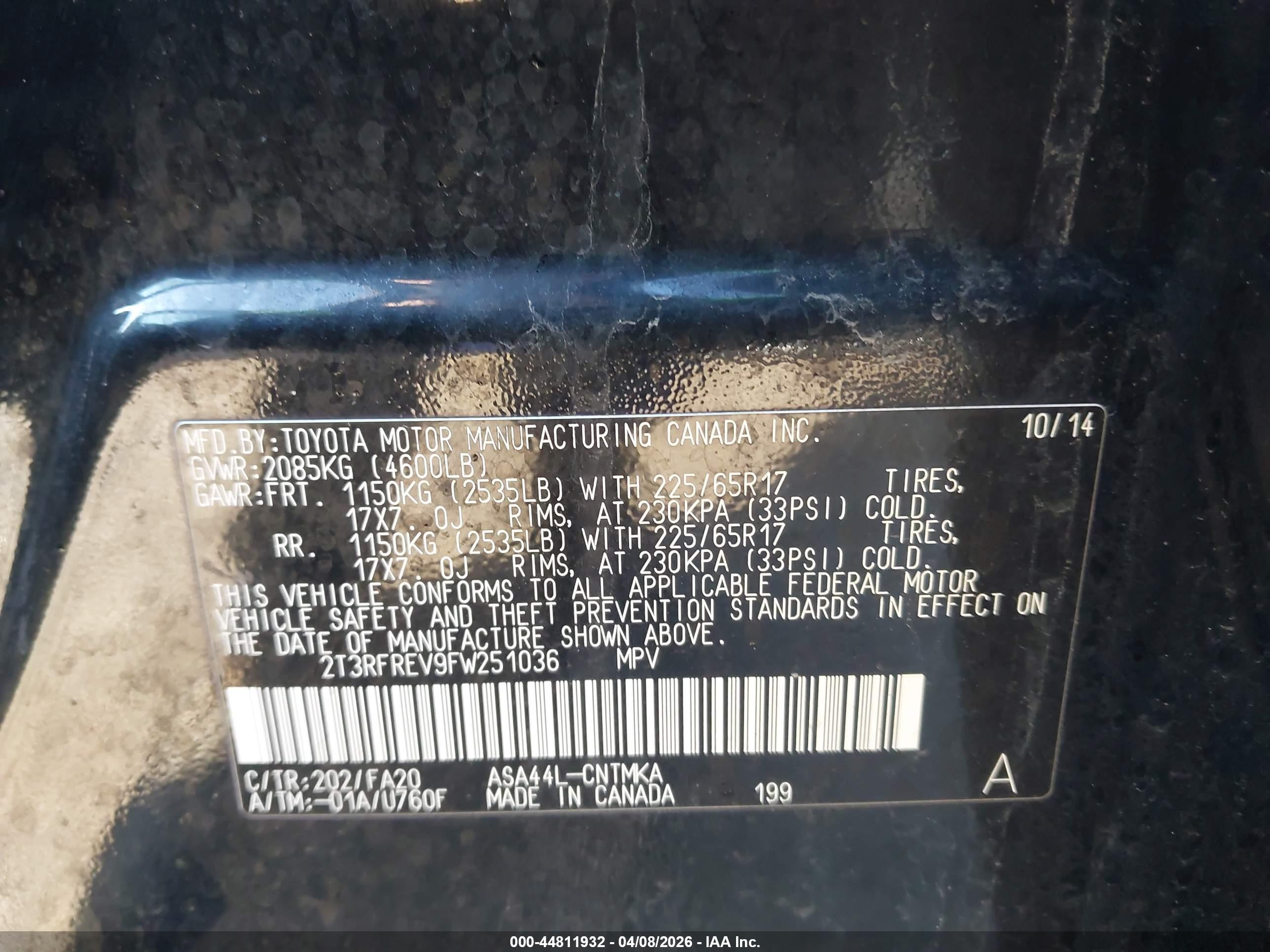 TOYOTA RAV4 image 9