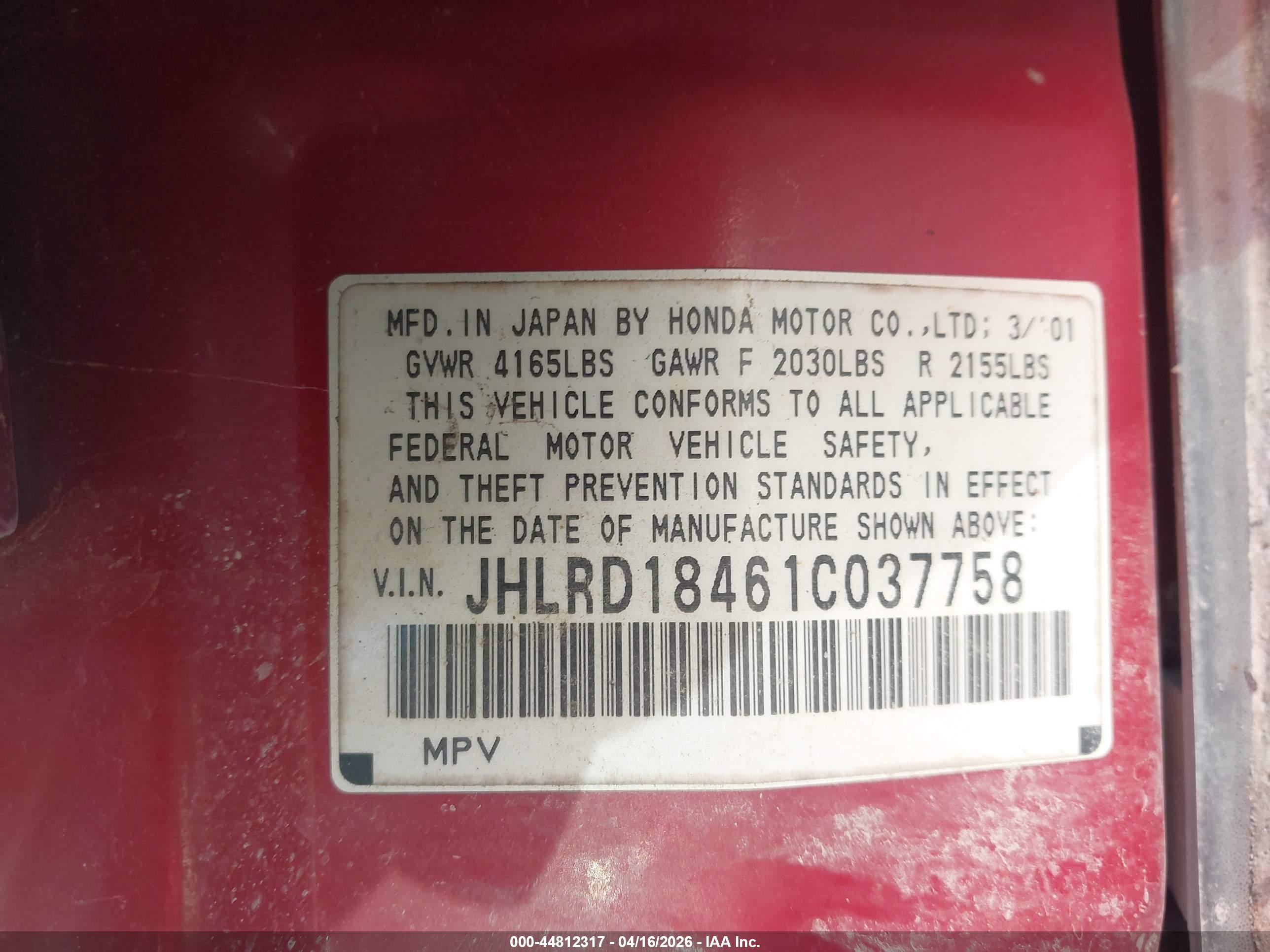 HONDA CR-V image 9
