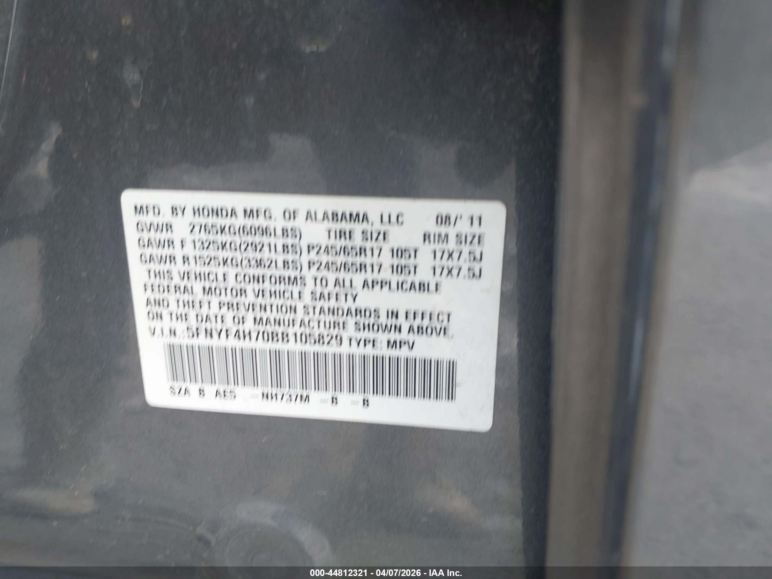 HONDA PILOT image 9