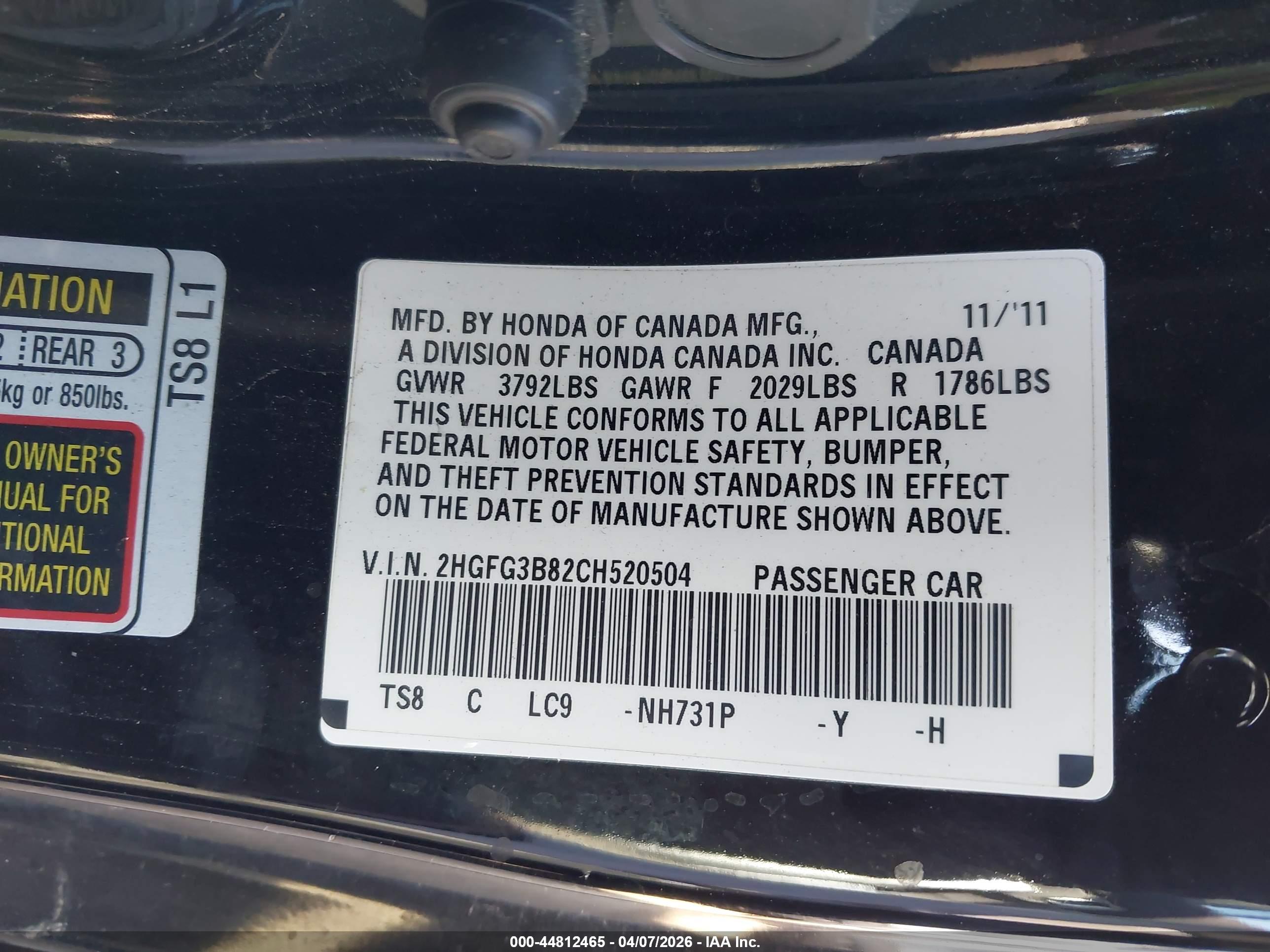 HONDA CIVIC image 9