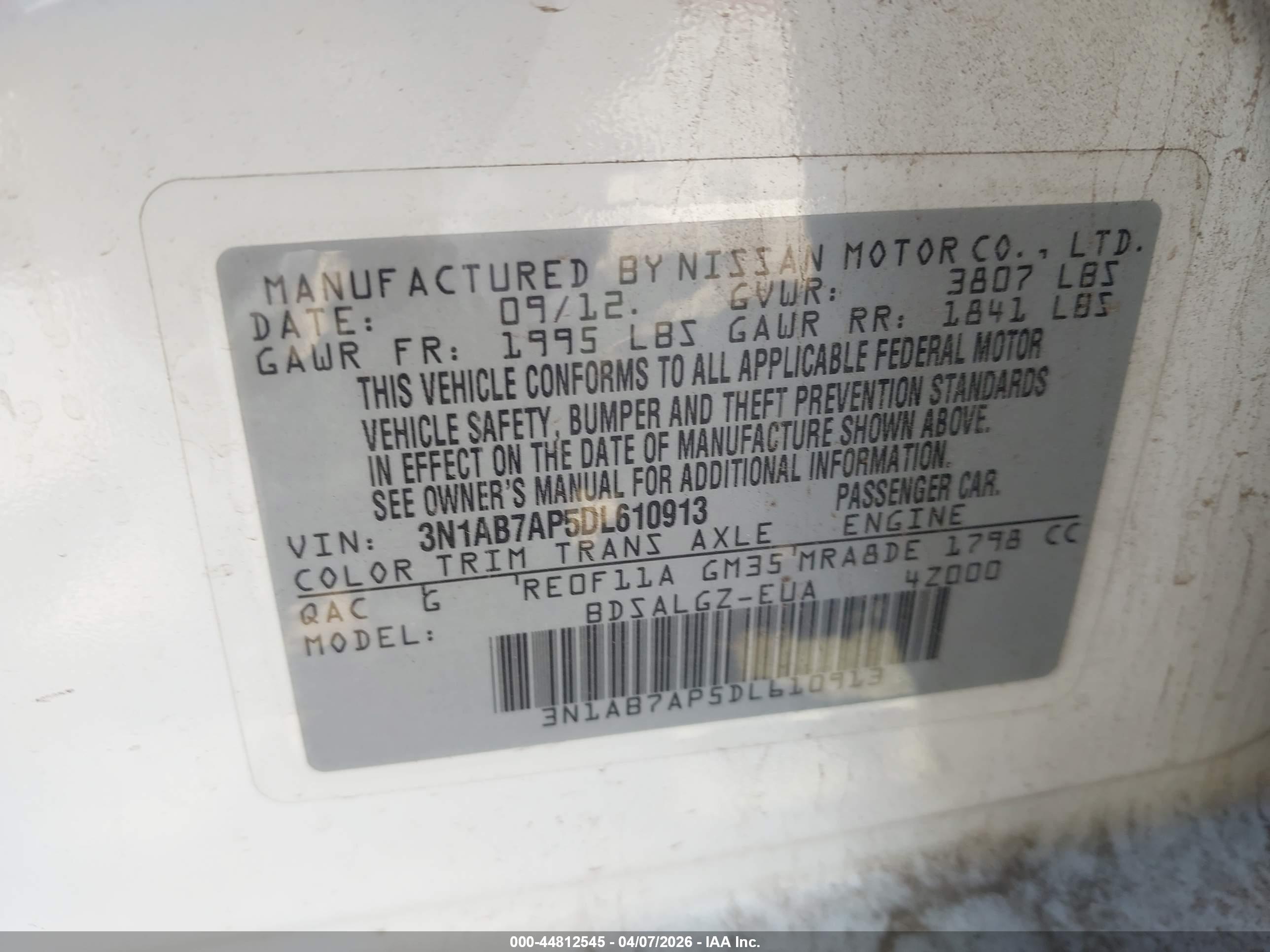 NISSAN SENTRA image 9