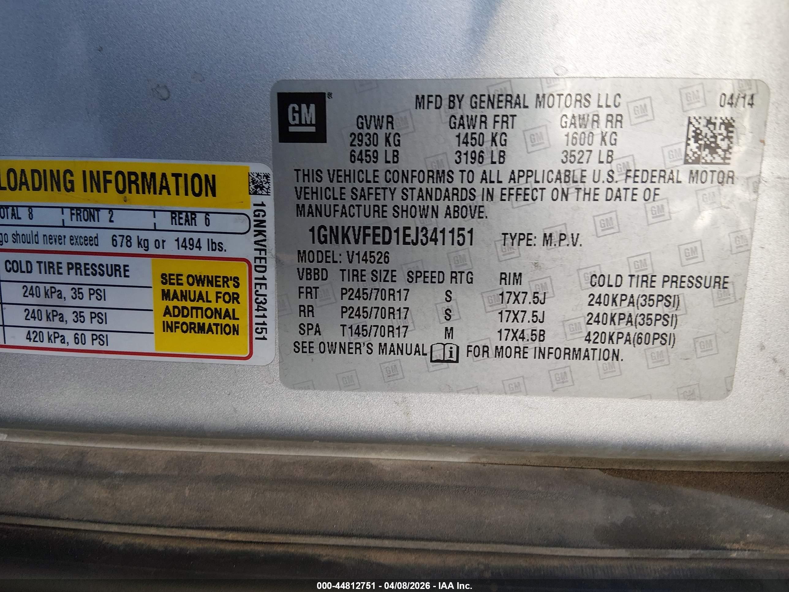 CHEVROLET TRAVERSE image 9