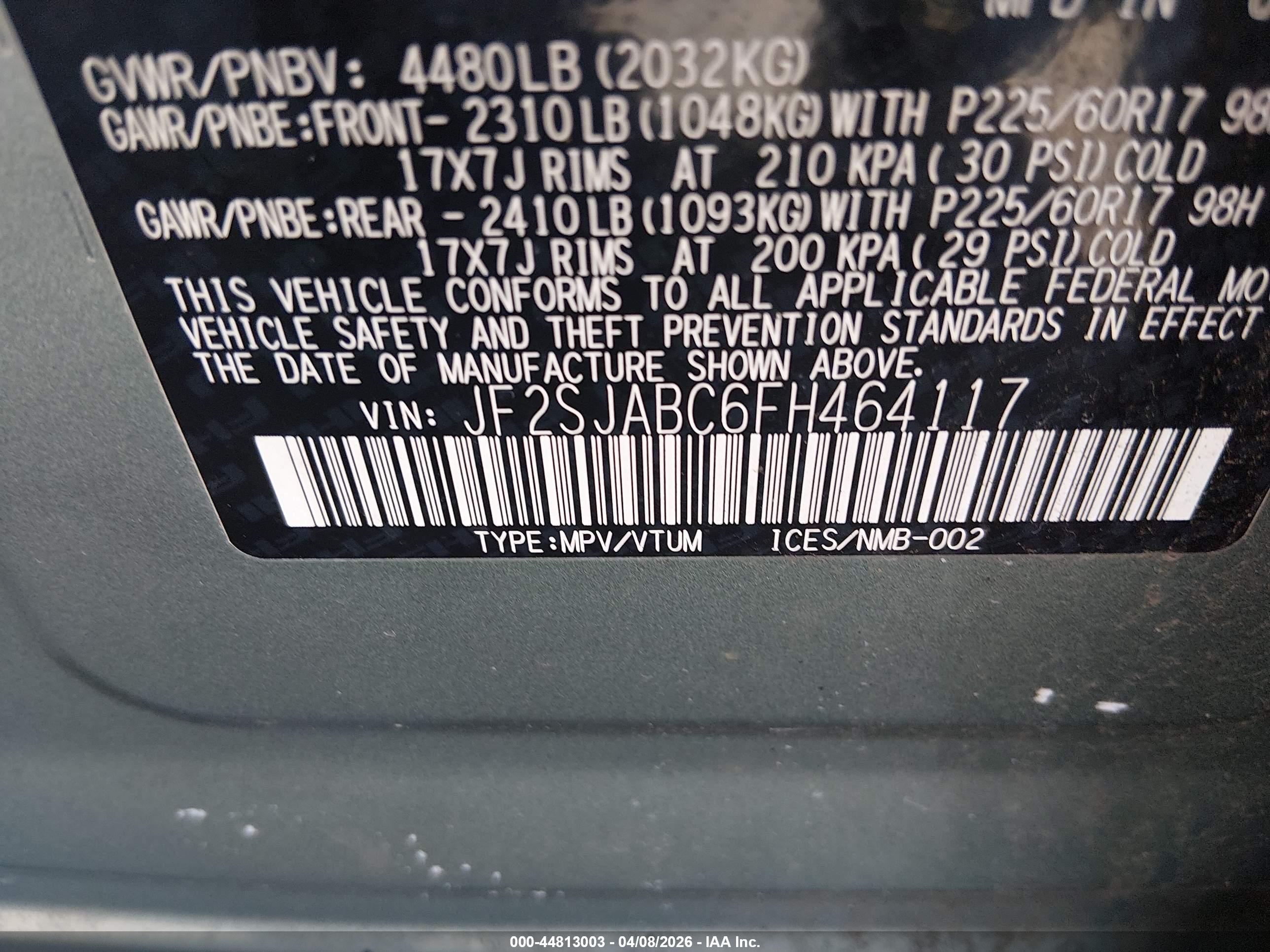 SUBARU FORESTER image 9