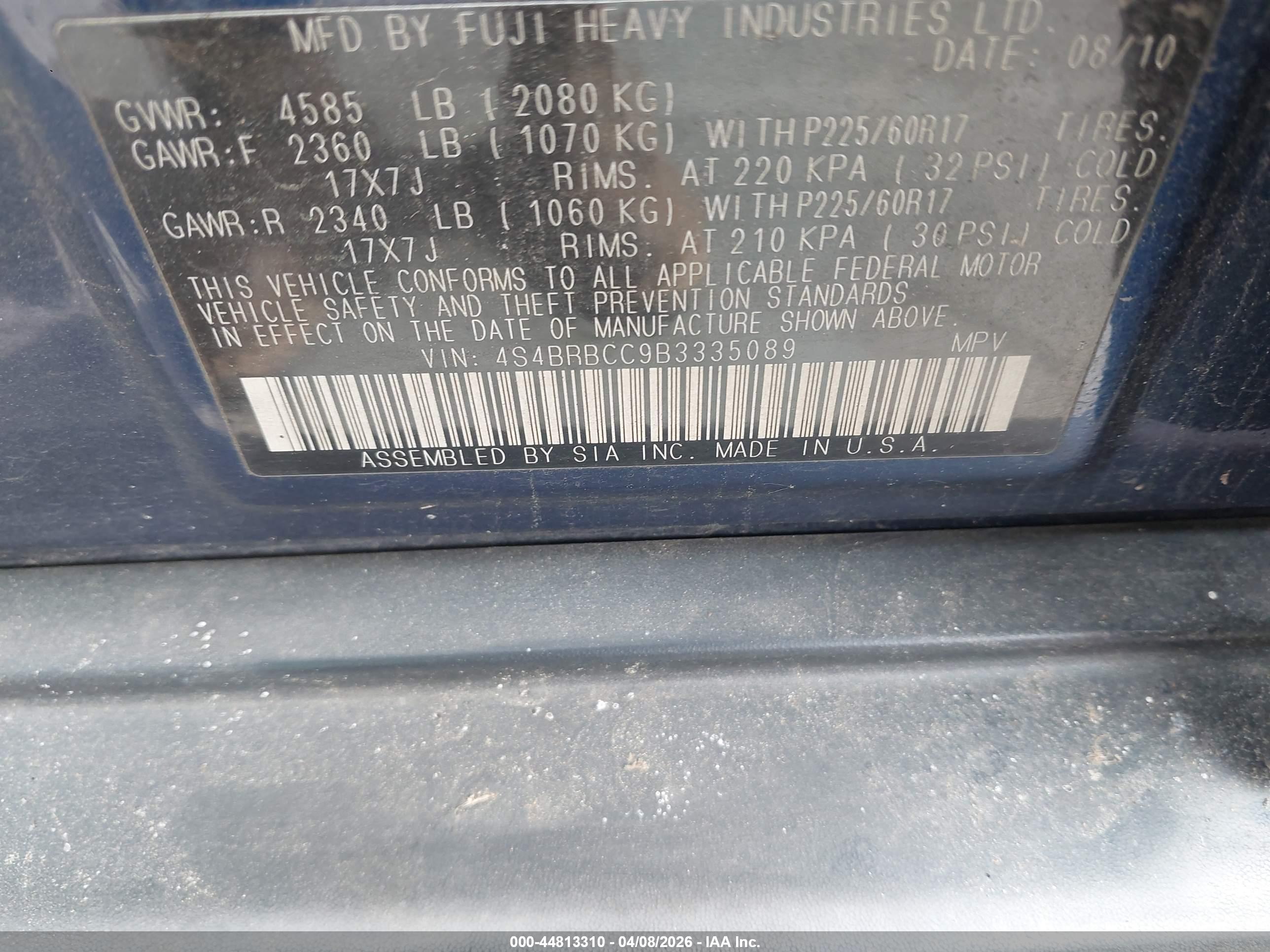 SUBARU OUTBACK image 9