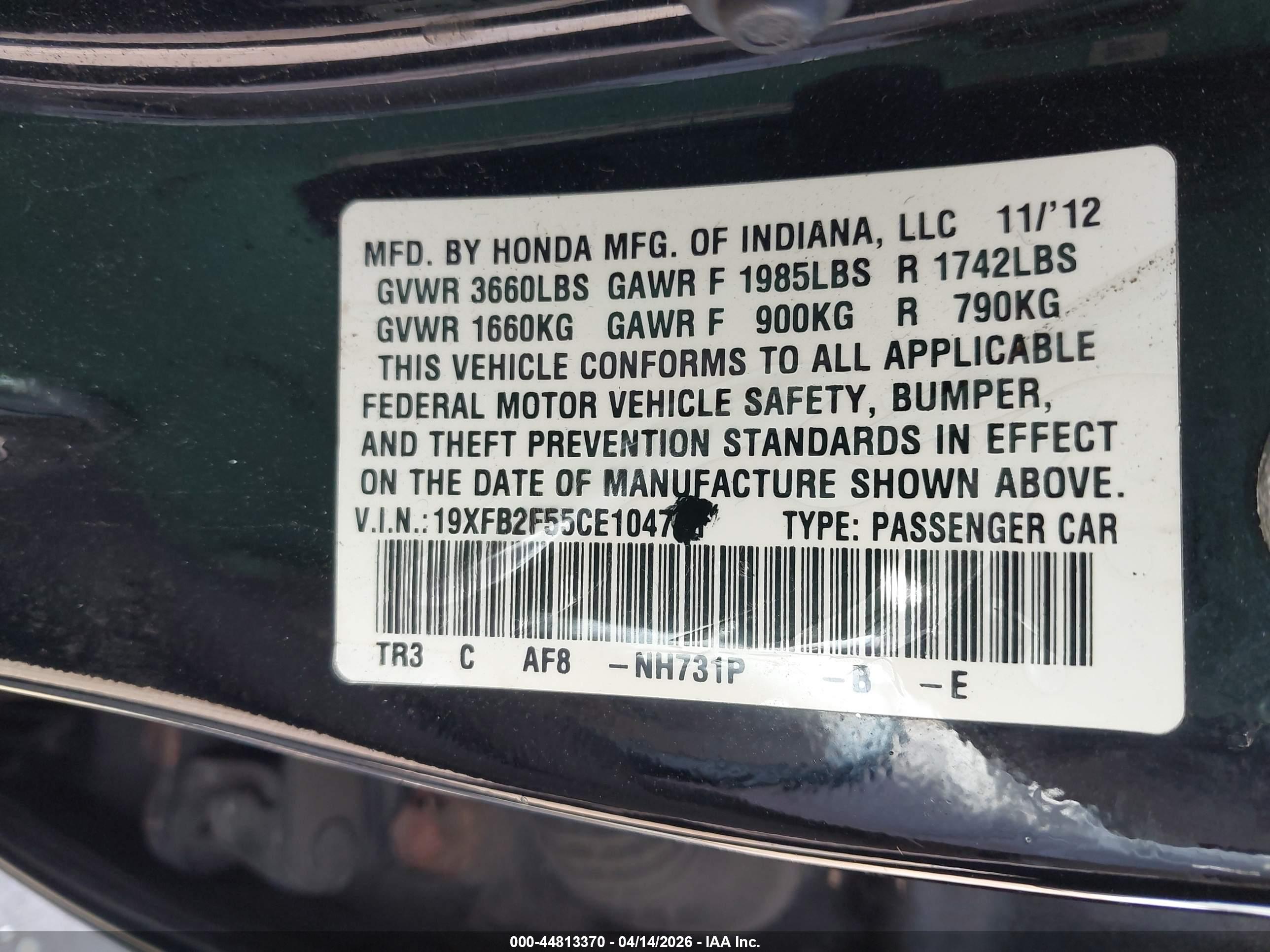 HONDA CIVIC image 9