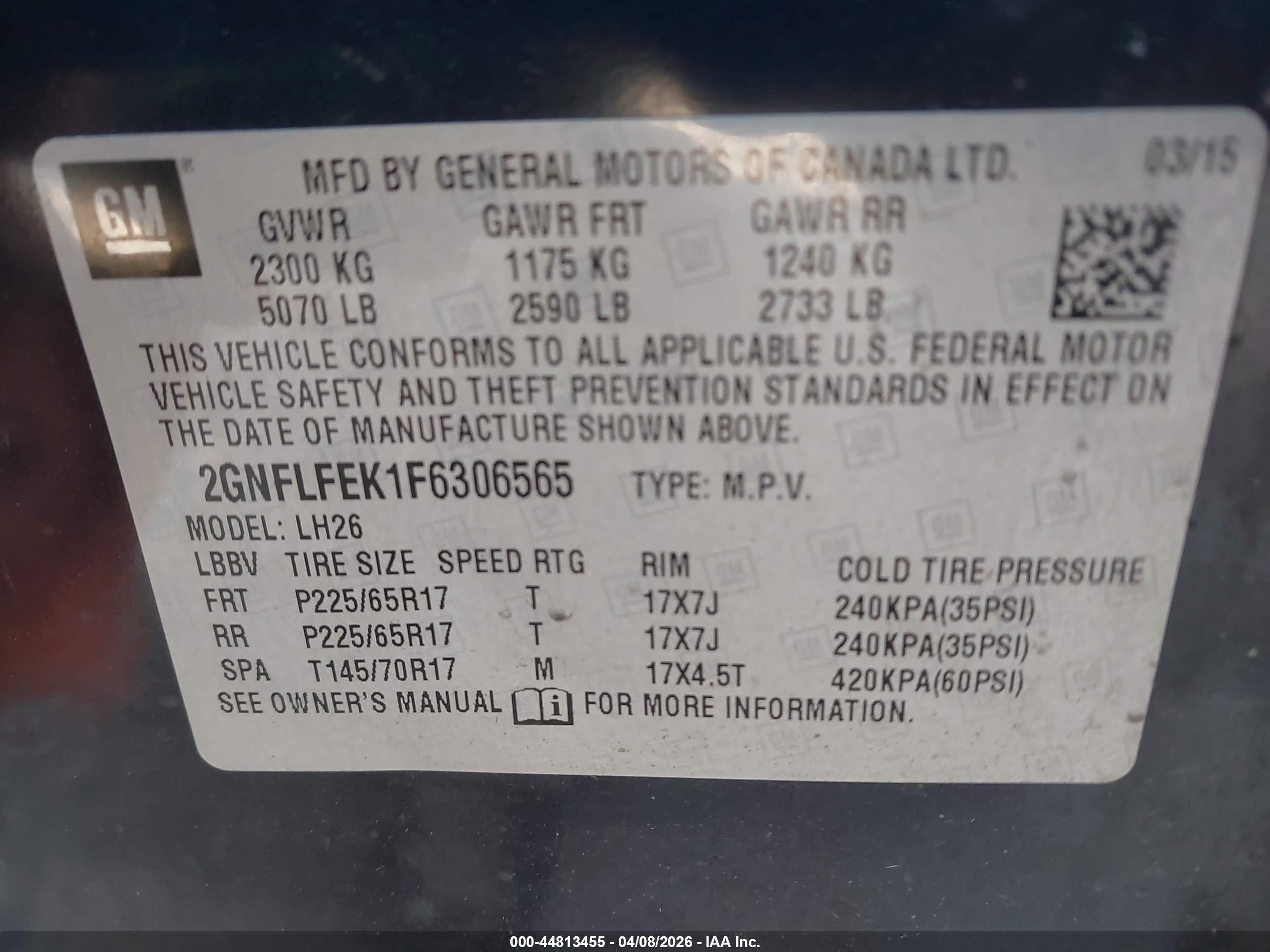 CHEVROLET EQUINOX image 9