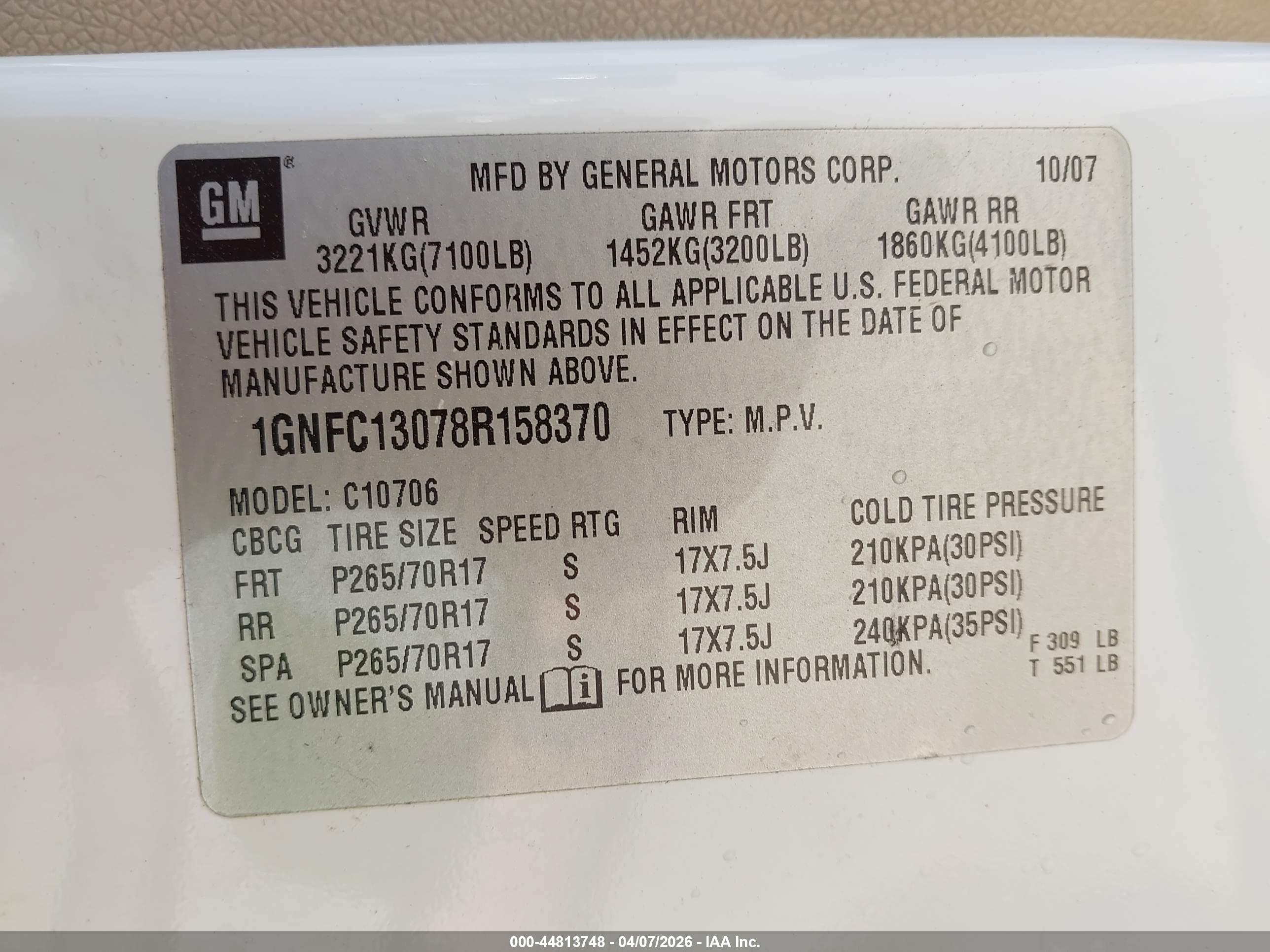 CHEVROLET TAHOE image 9