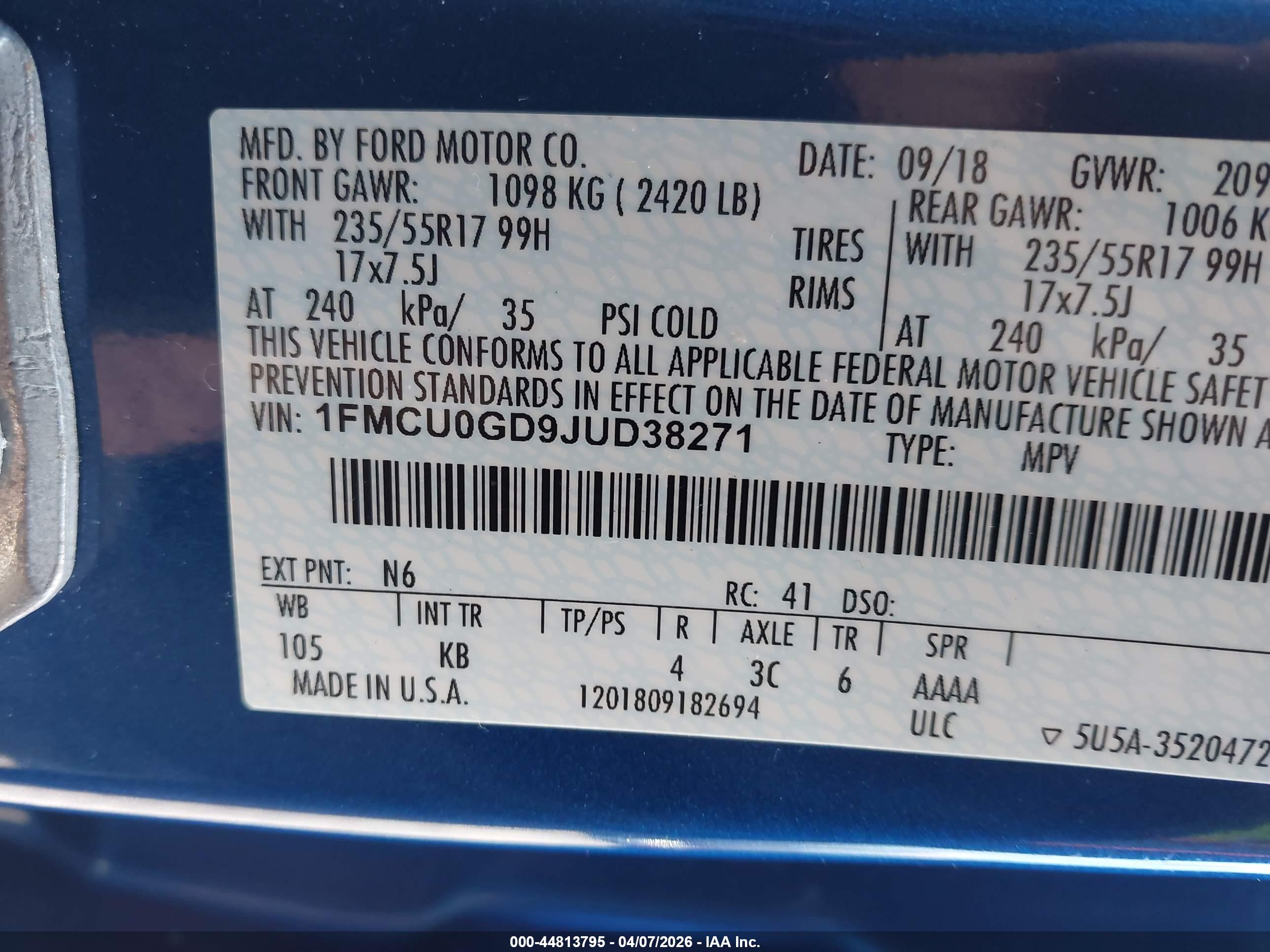FORD ESCAPE image 9