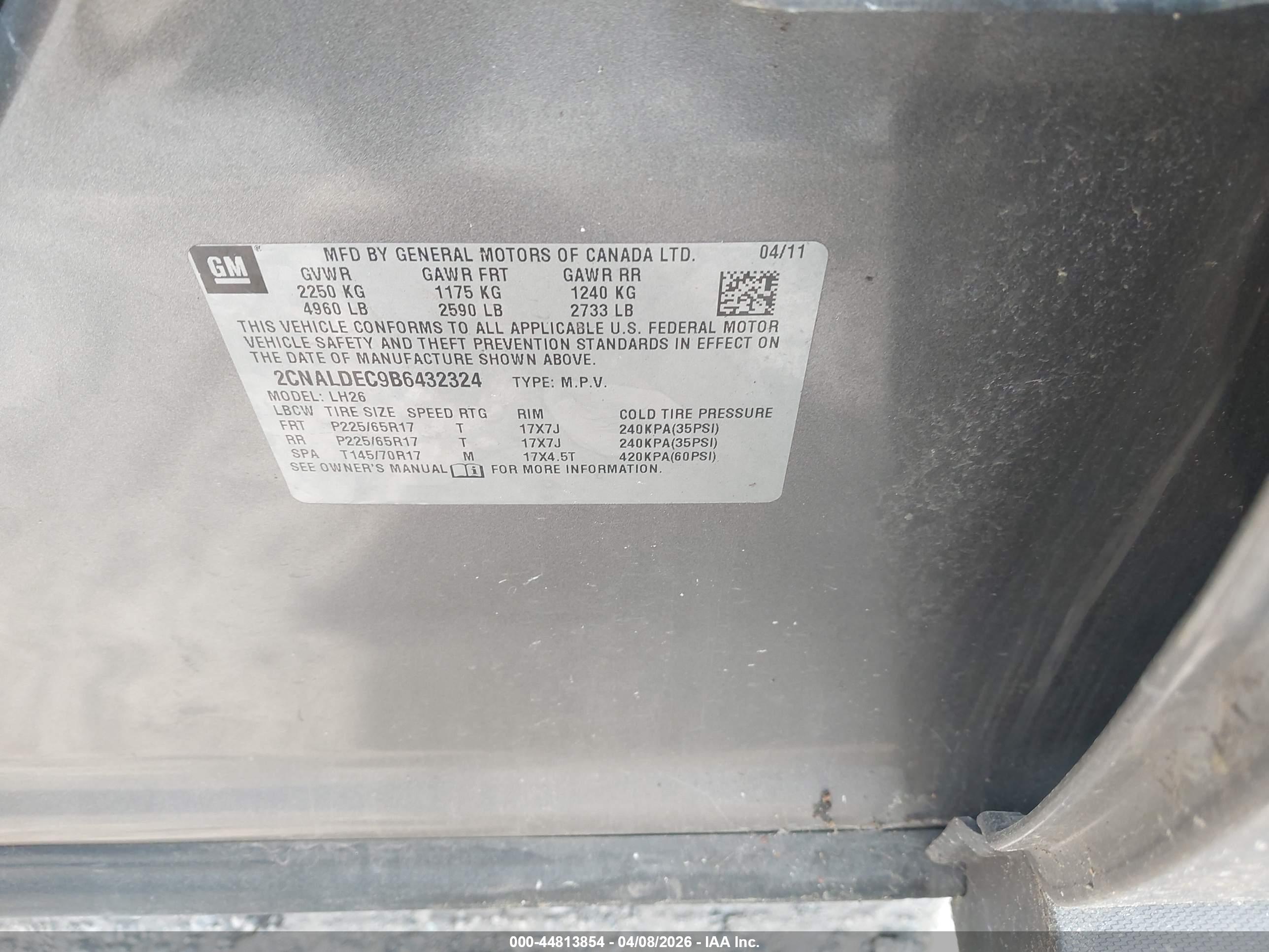 CHEVROLET EQUINOX image 9