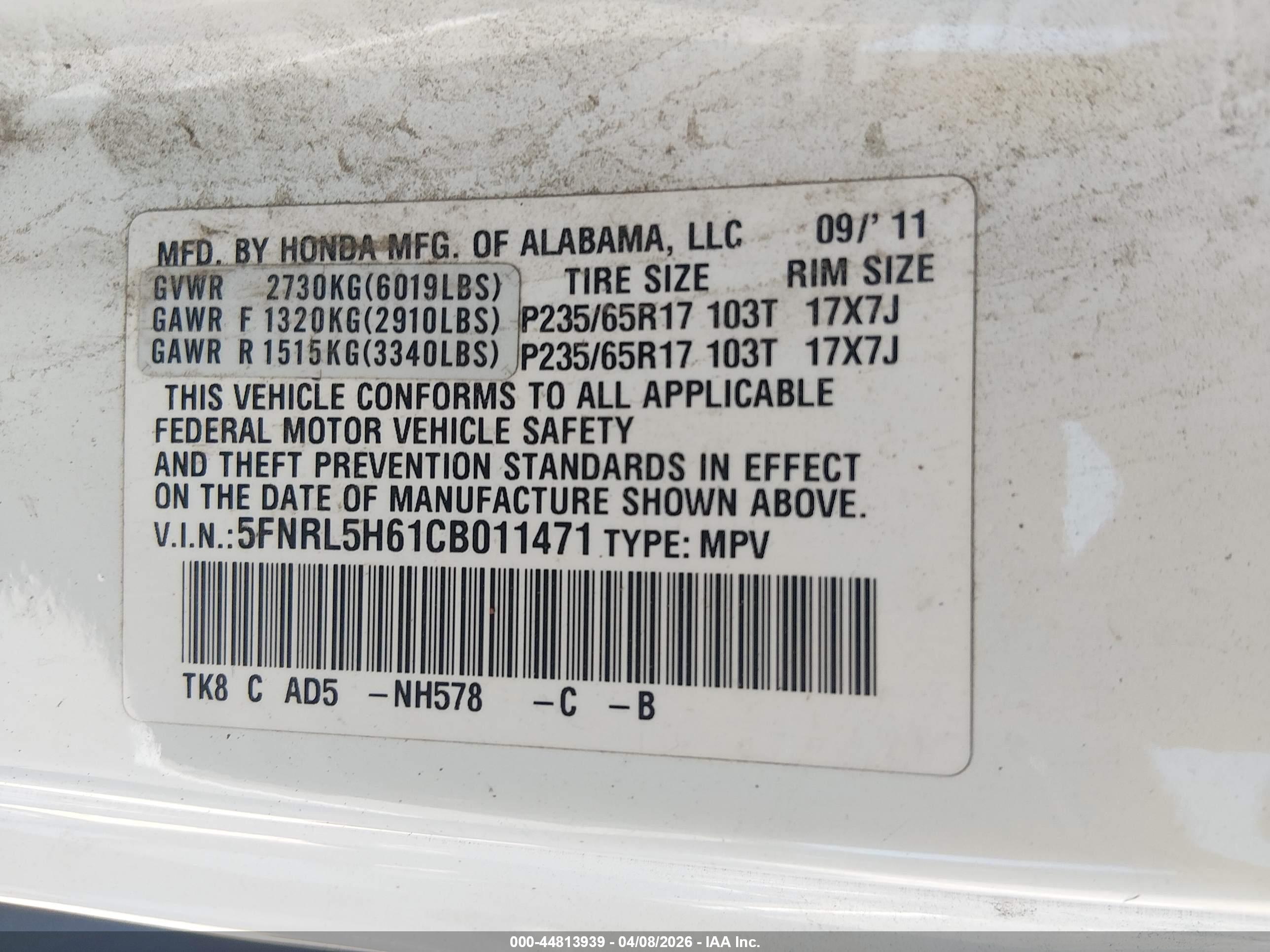 HONDA ODYSSEY image 9