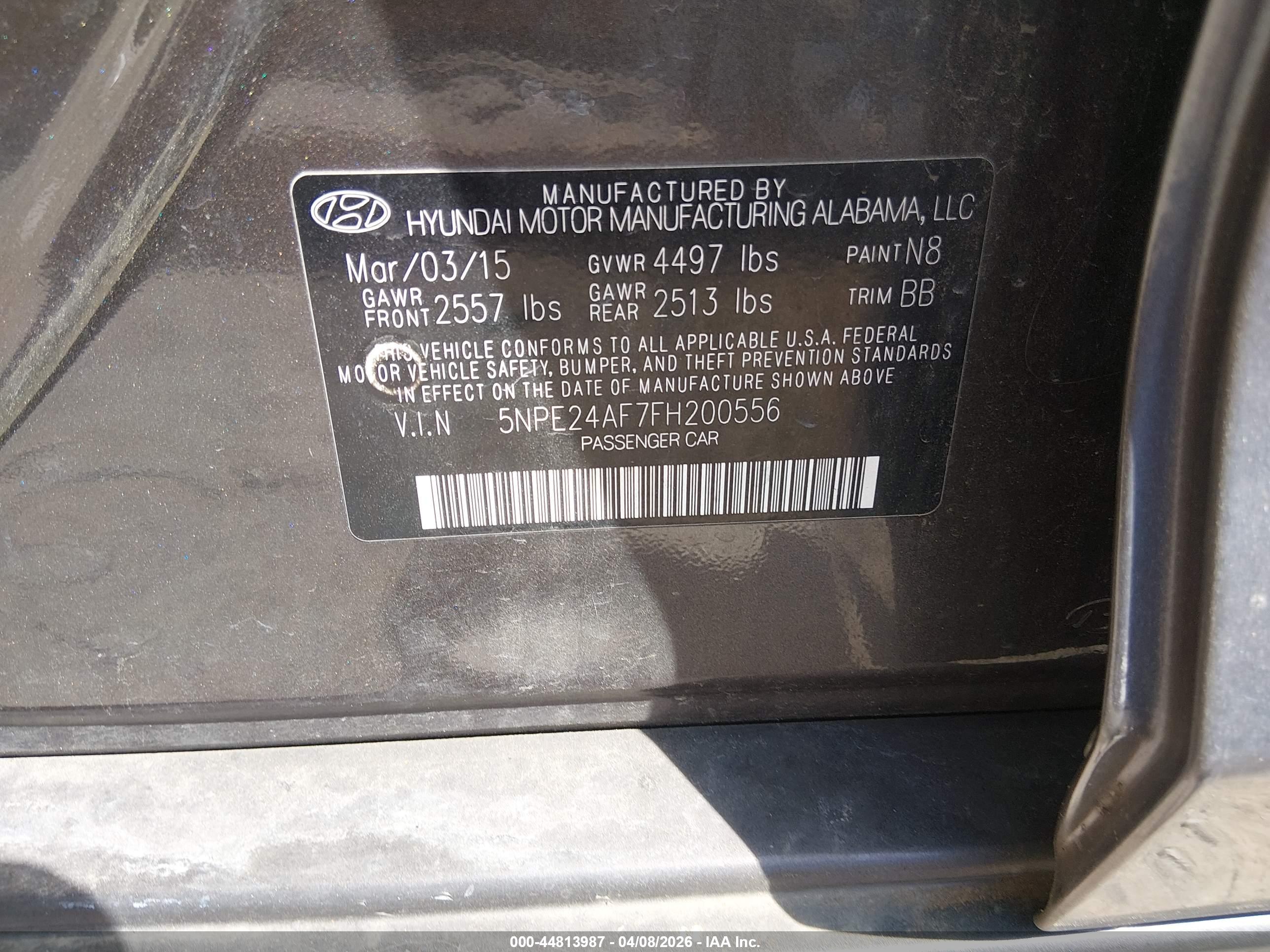 HYUNDAI SONATA image 9