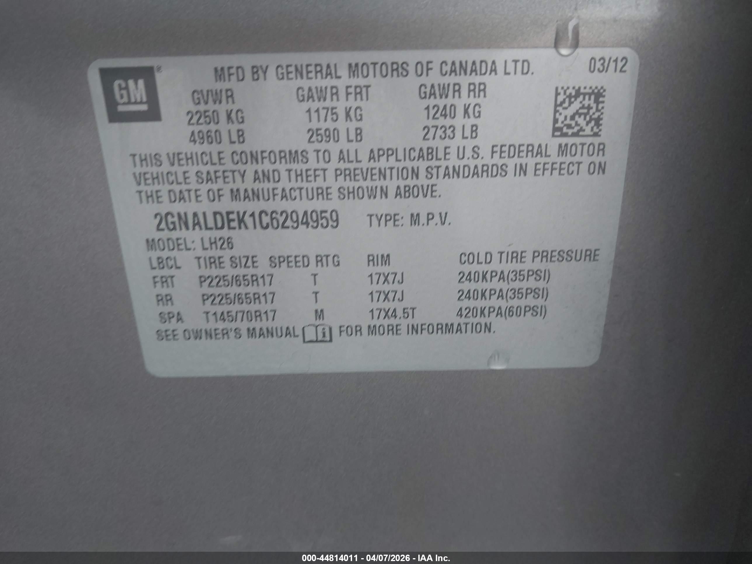 CHEVROLET EQUINOX image 9