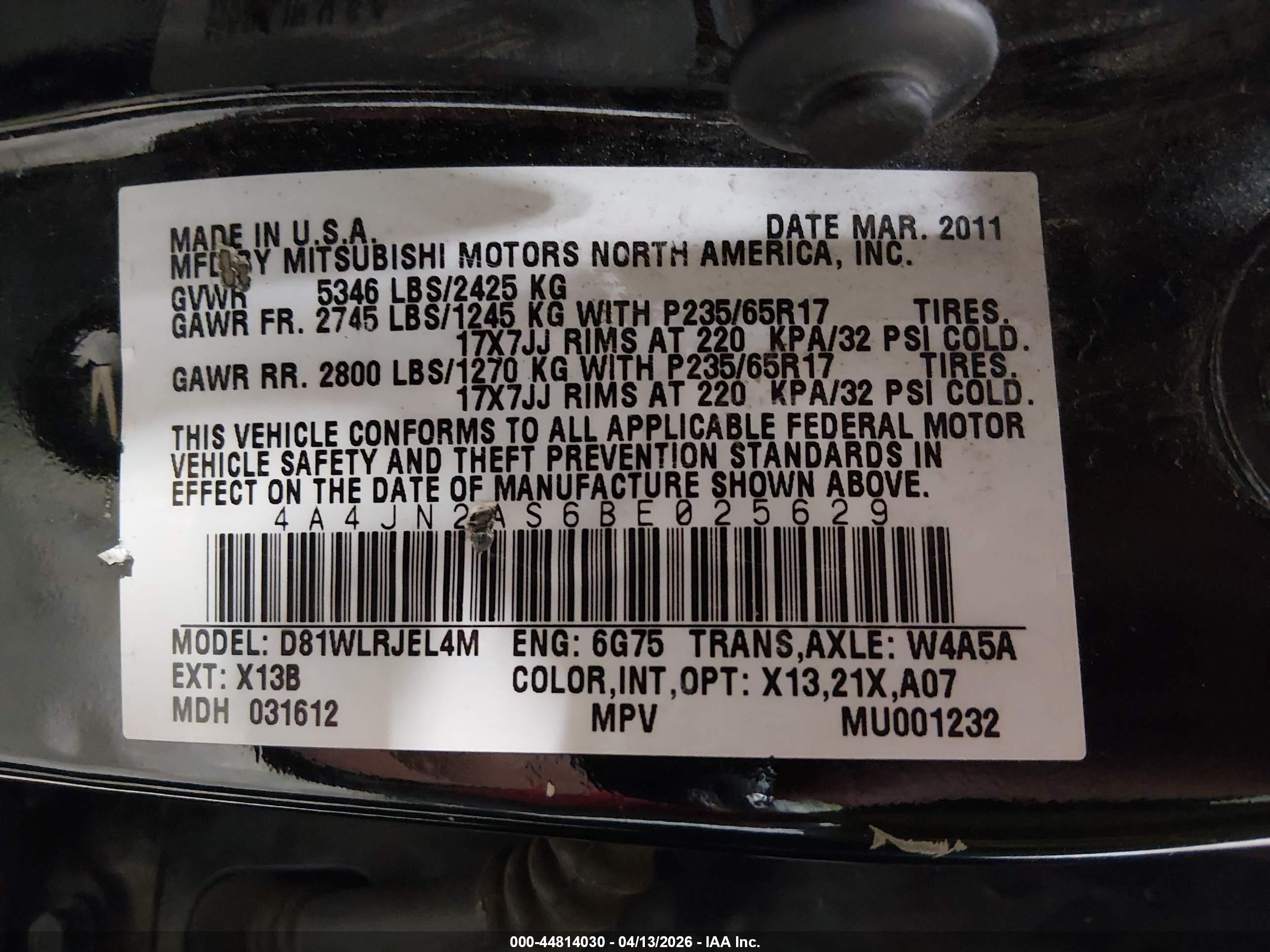 MITSUBISHI ENDEAVOR image 9