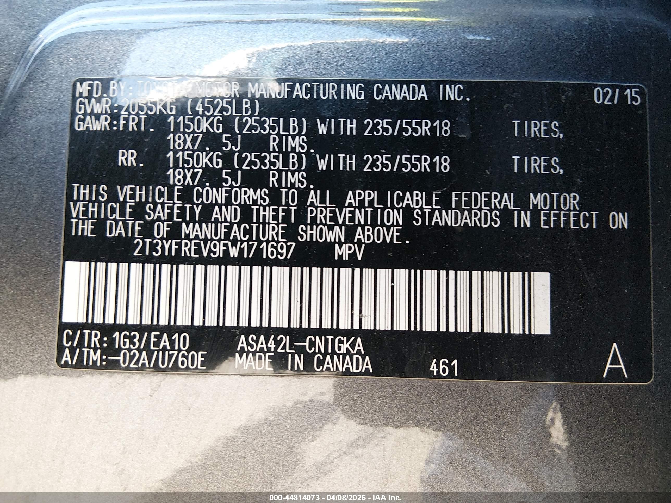 TOYOTA RAV4 image 9