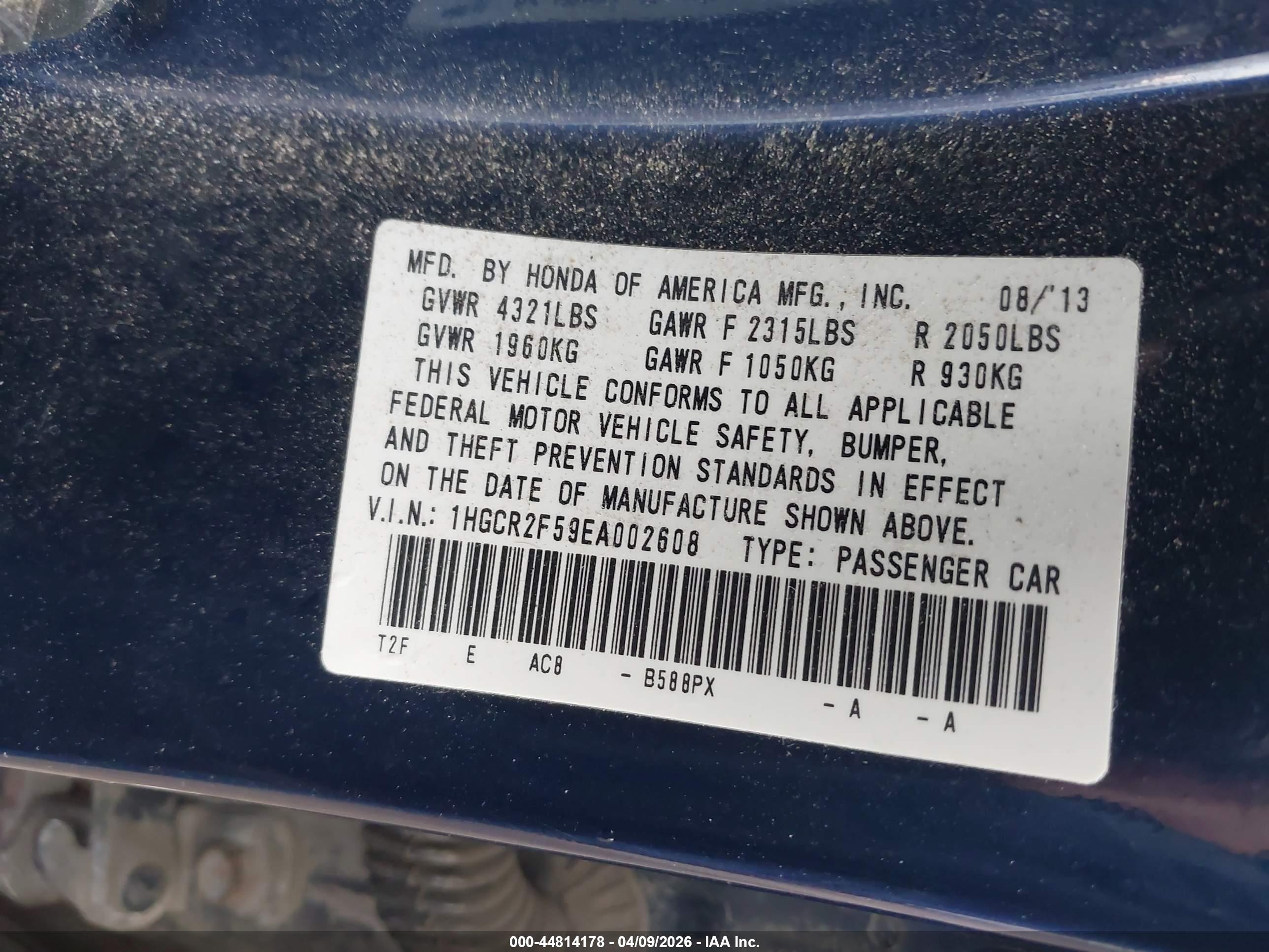 HONDA ACCORD image 9