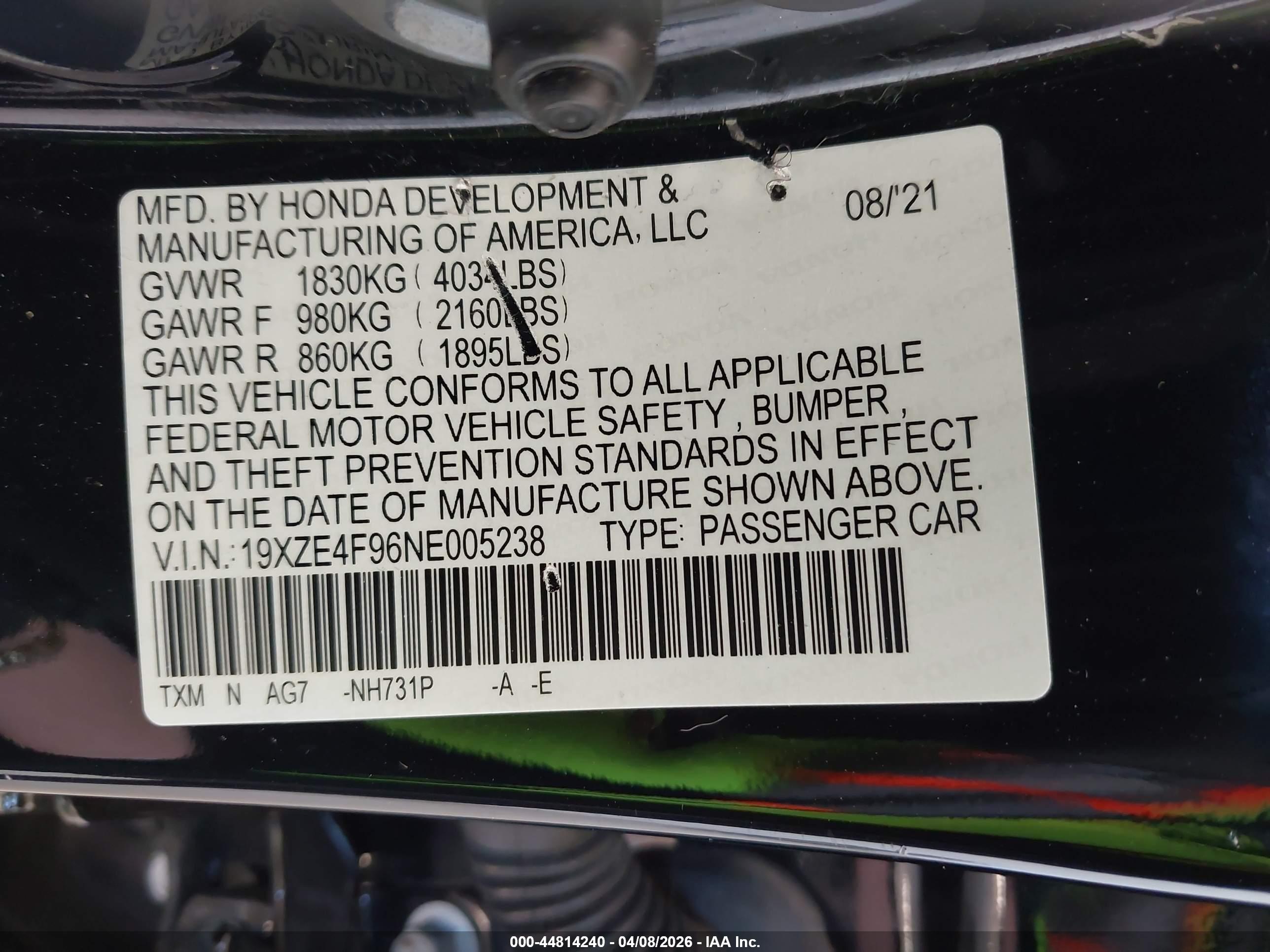 HONDA INSIGHT image 9
