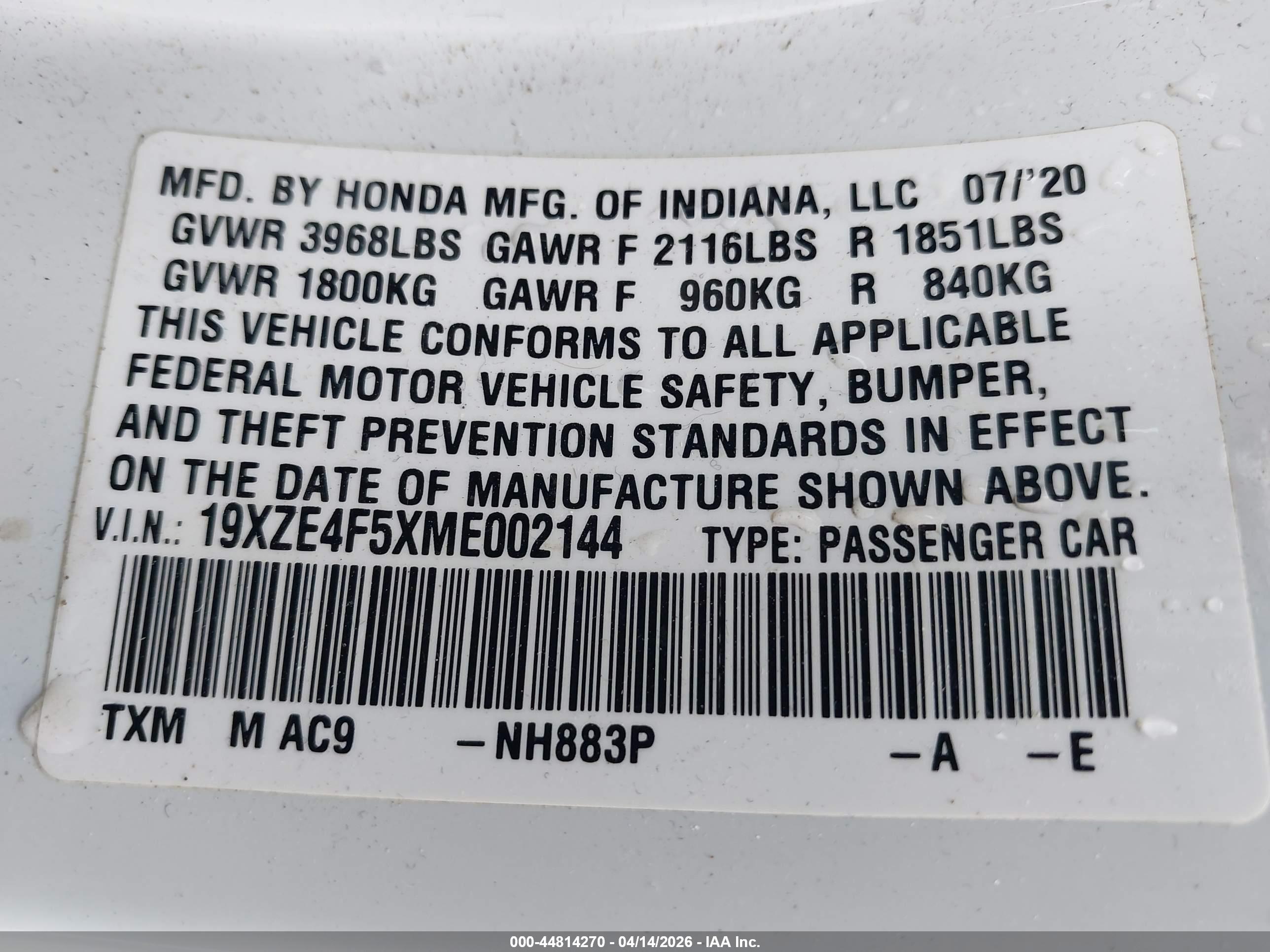 HONDA INSIGHT image 9