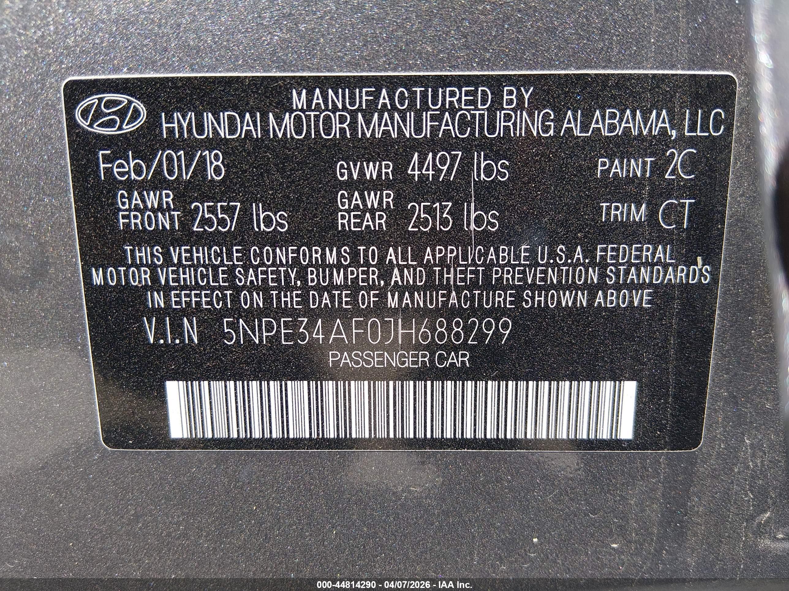HYUNDAI SONATA image 9