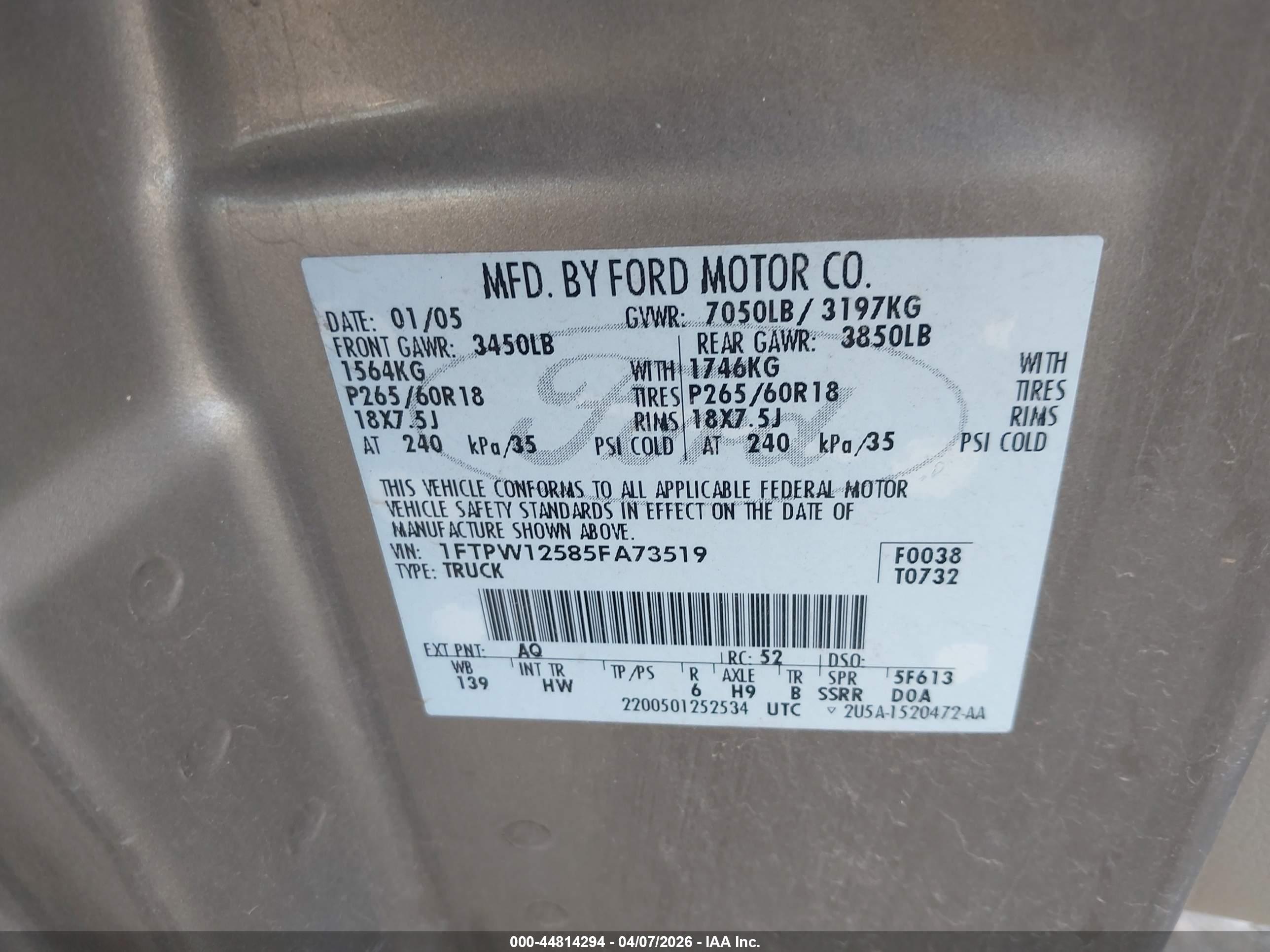 FORD F-150 image 9
