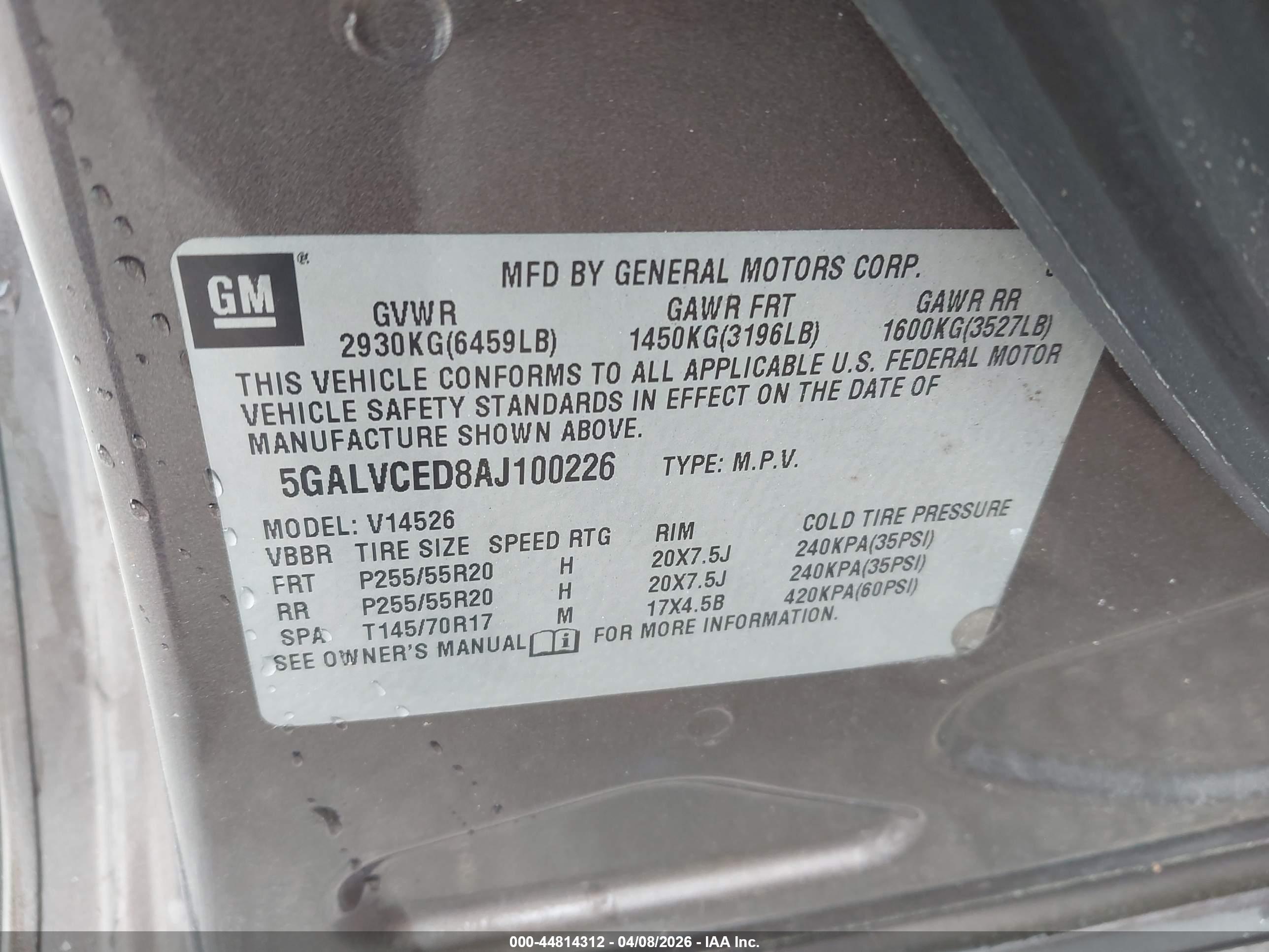 BUICK ENCLAVE image 9