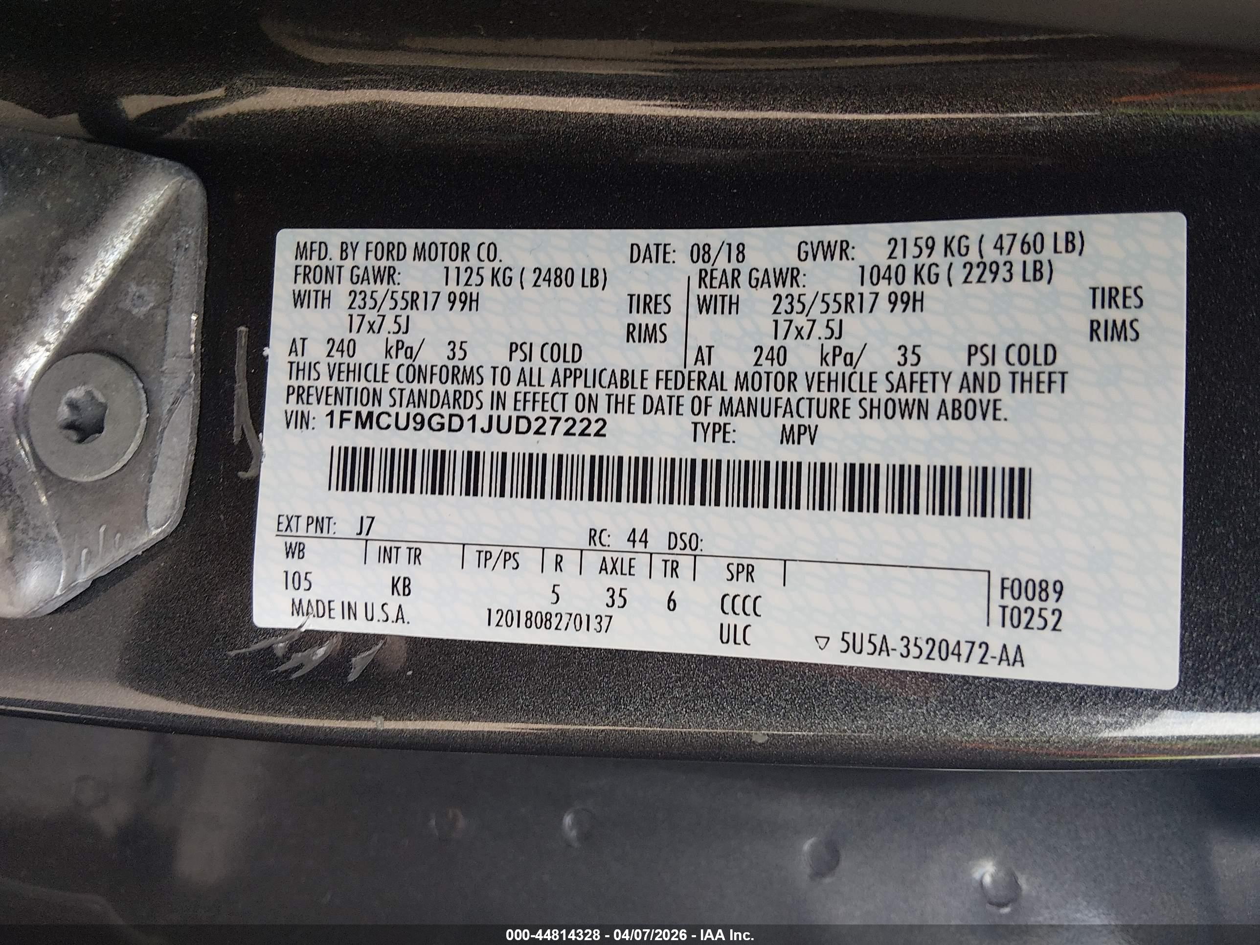 FORD ESCAPE image 9
