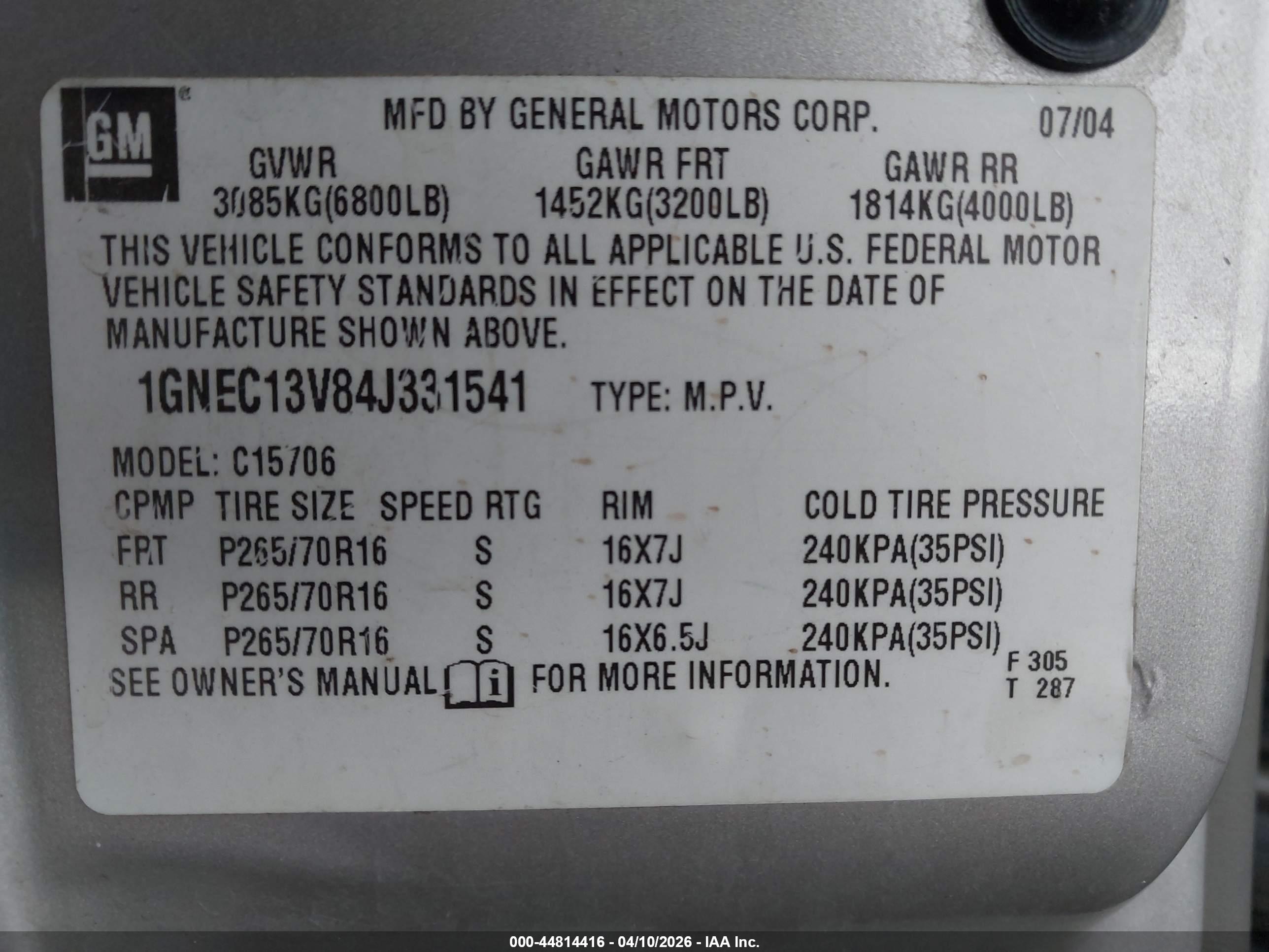 CHEVROLET TAHOE image 9
