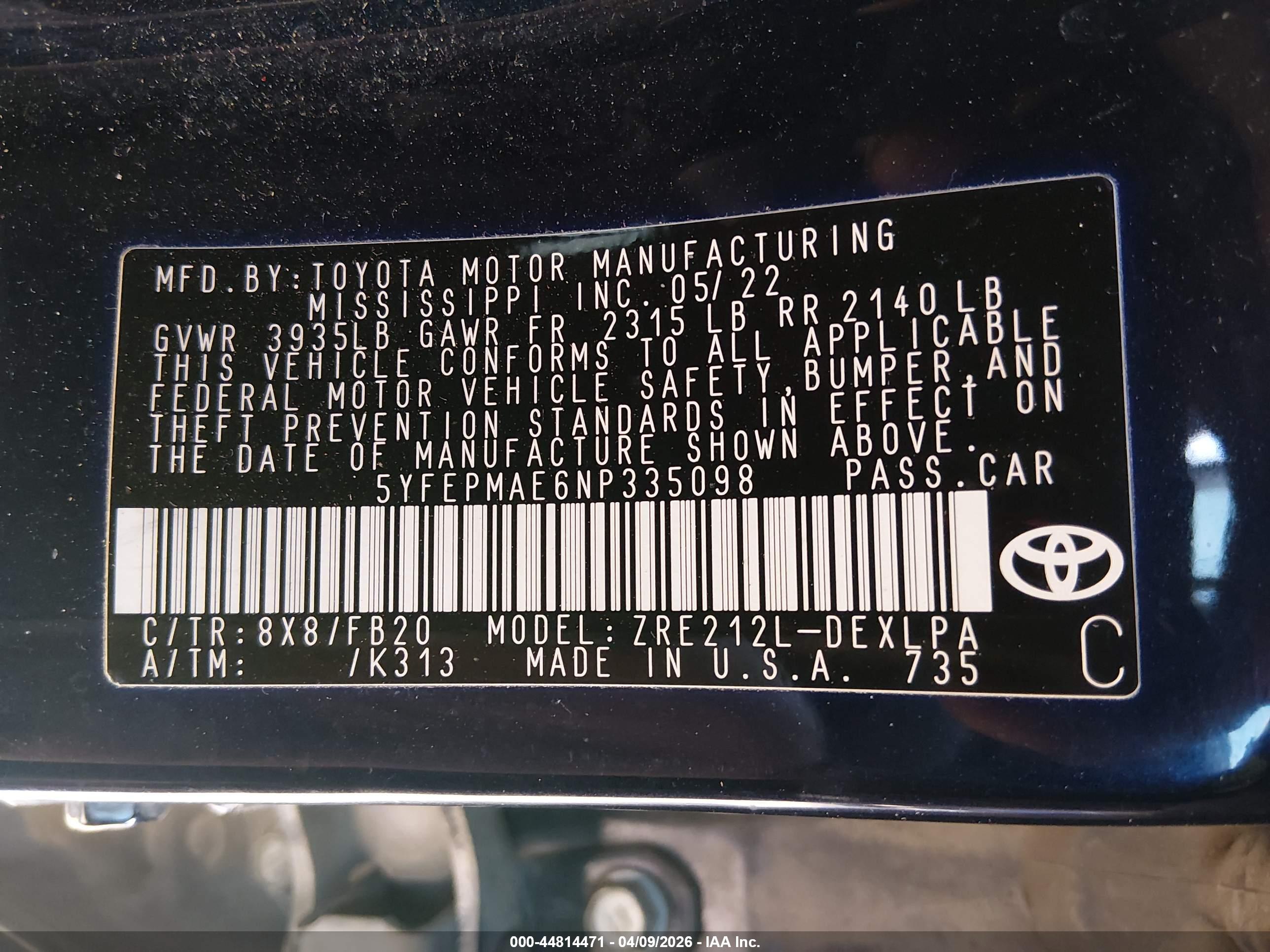 TOYOTA COROLLA image 9
