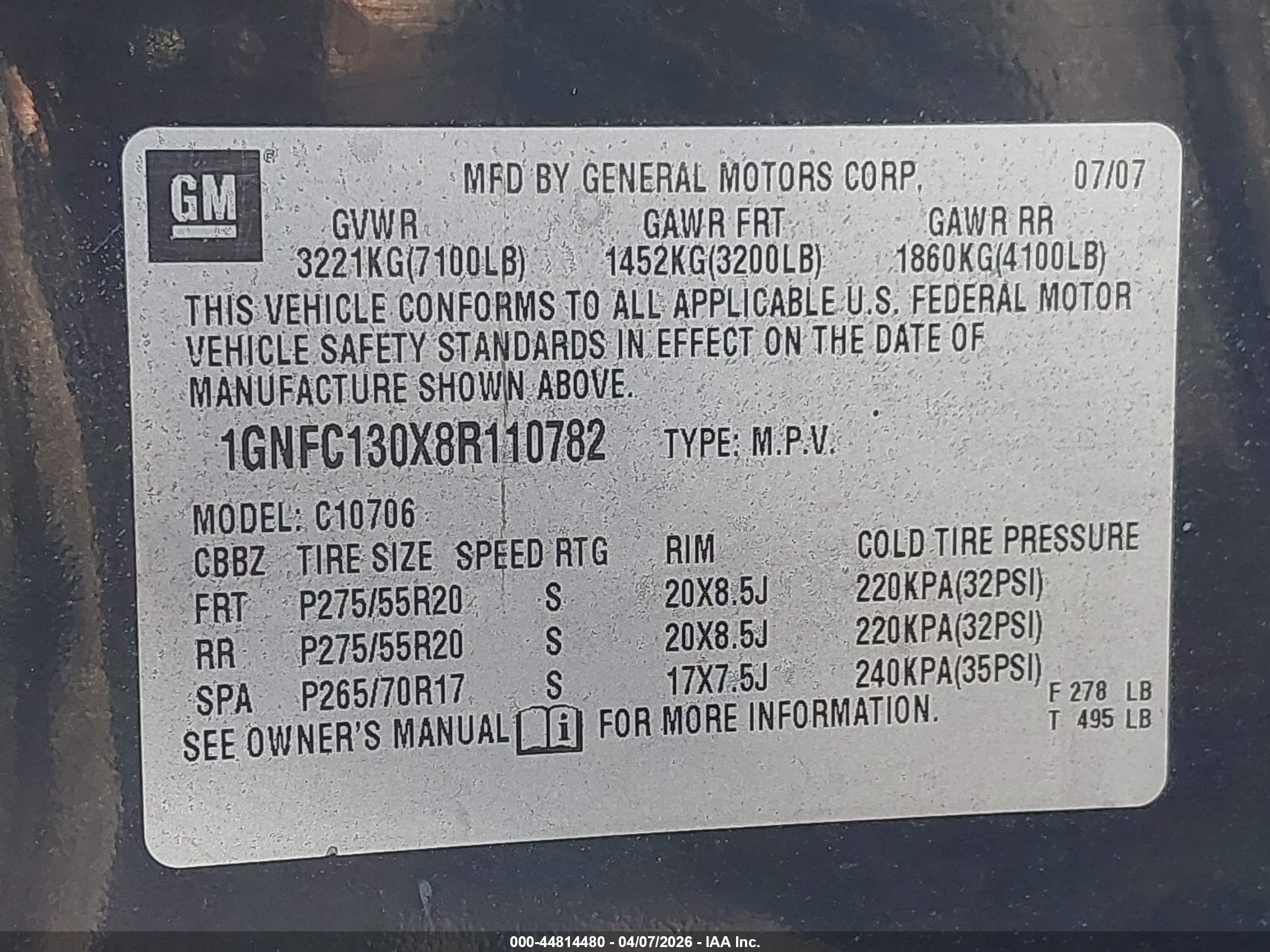 CHEVROLET TAHOE image 9