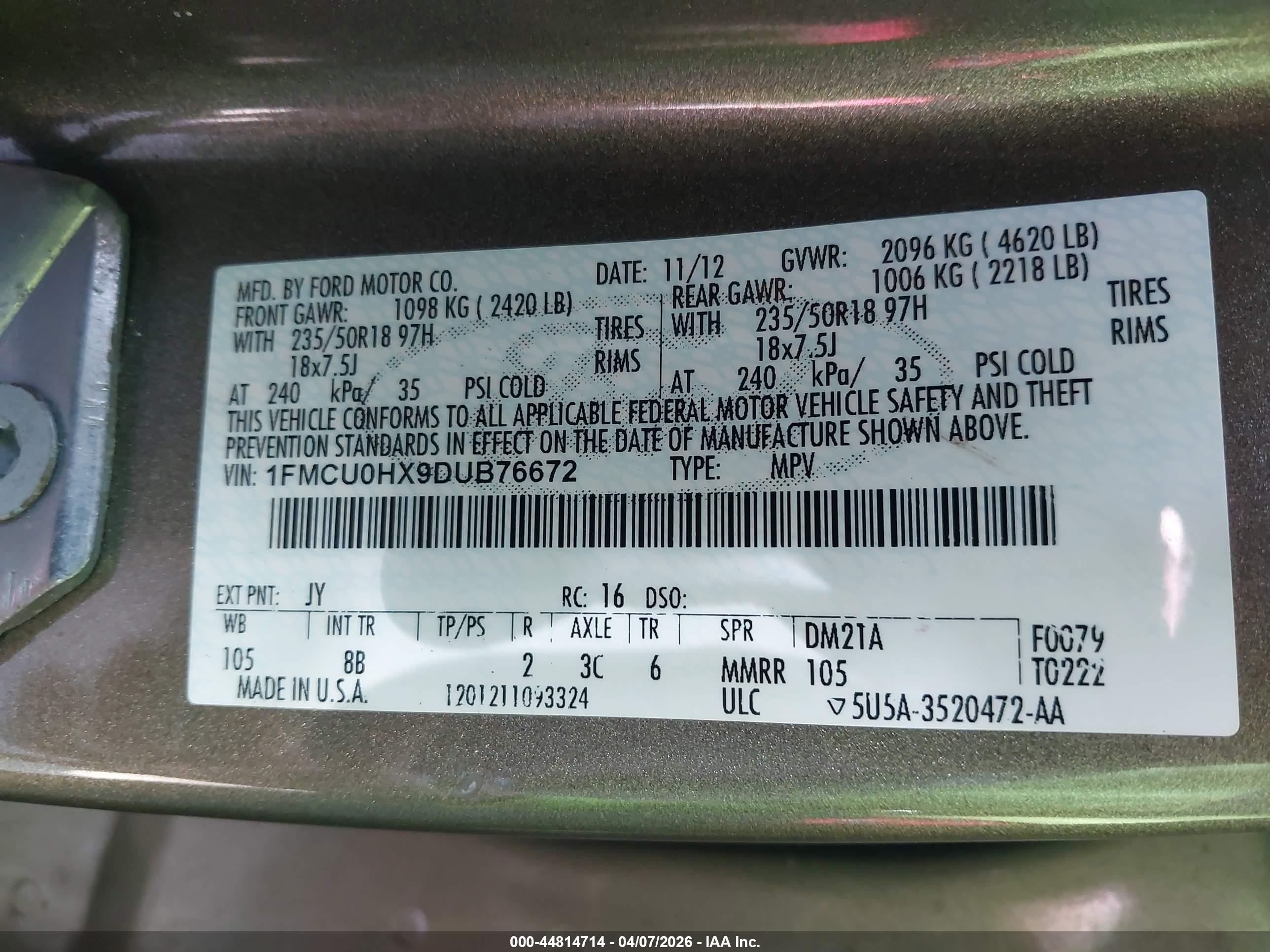 FORD ESCAPE image 9