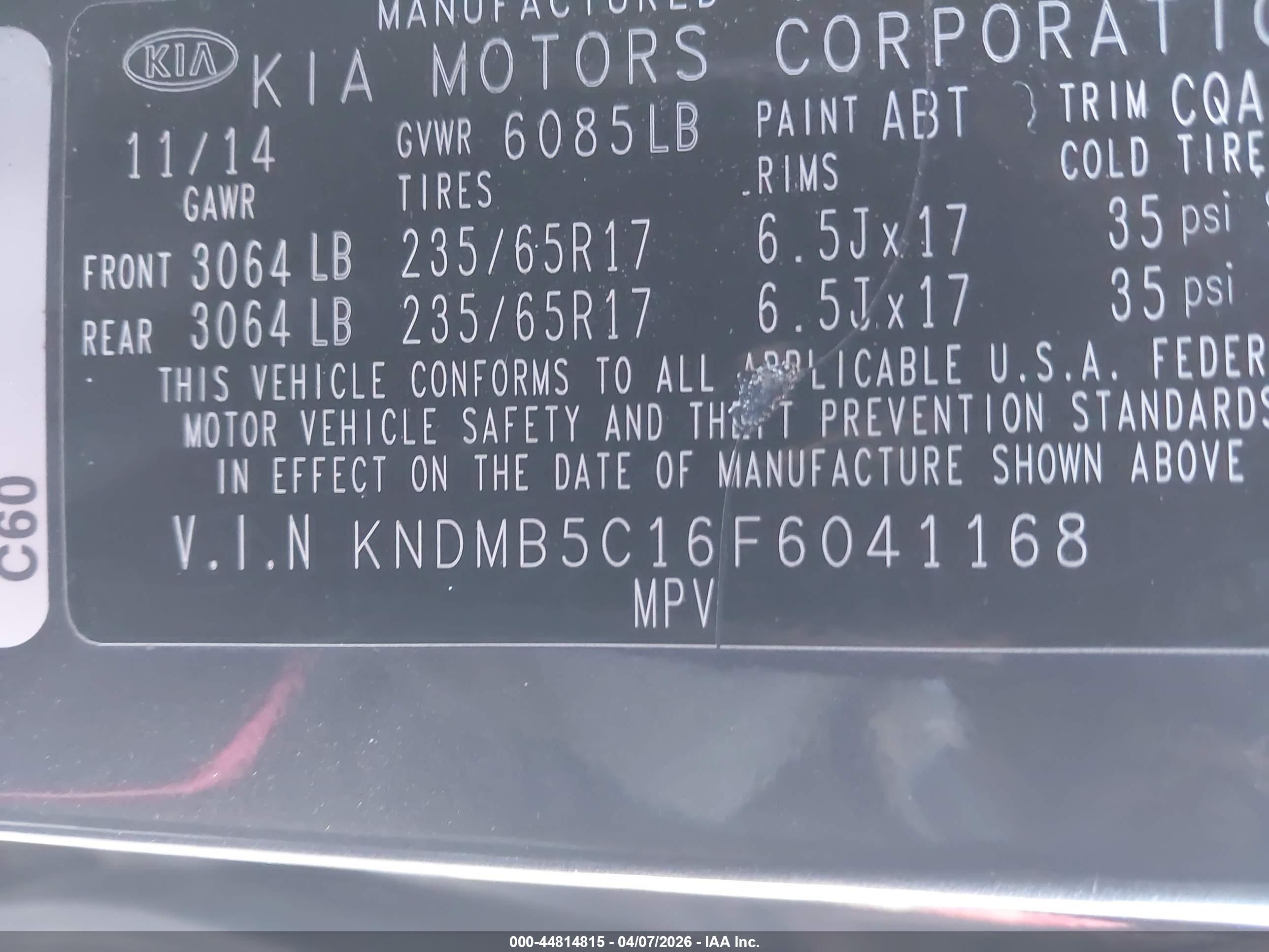 KIA SEDONA image 9