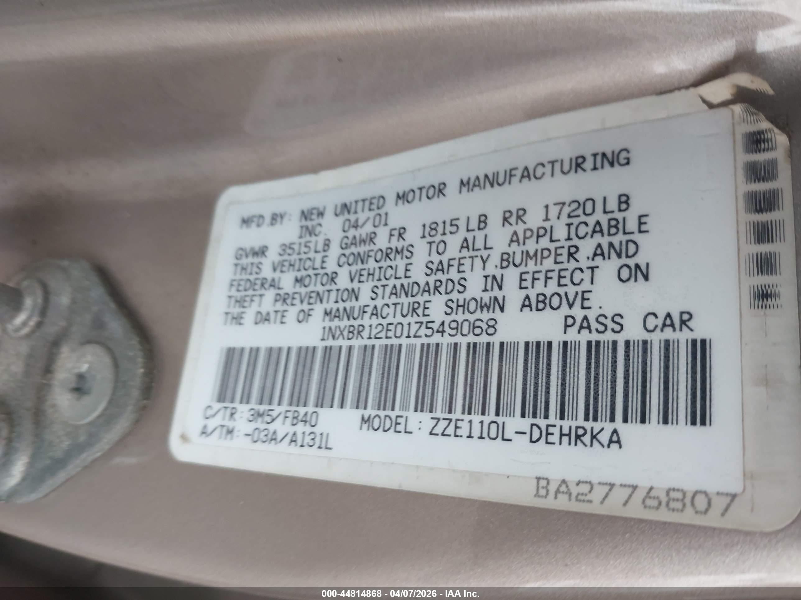 TOYOTA COROLLA image 9