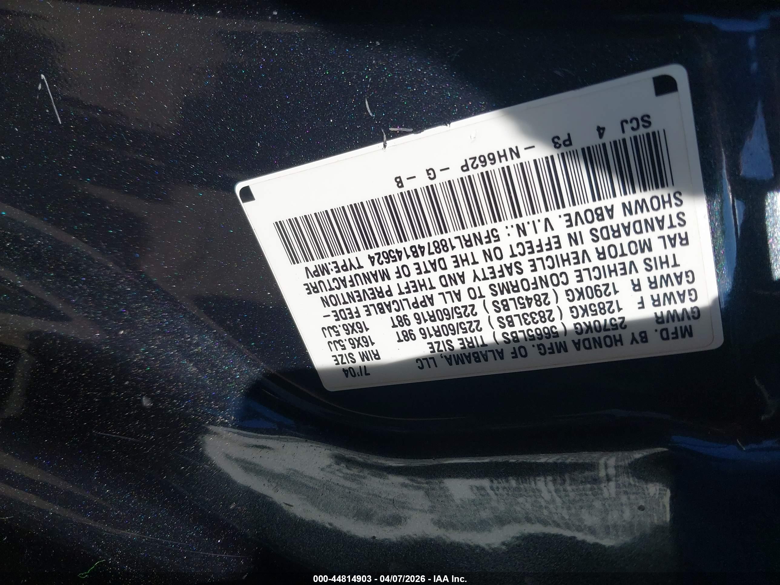 HONDA ODYSSEY image 9