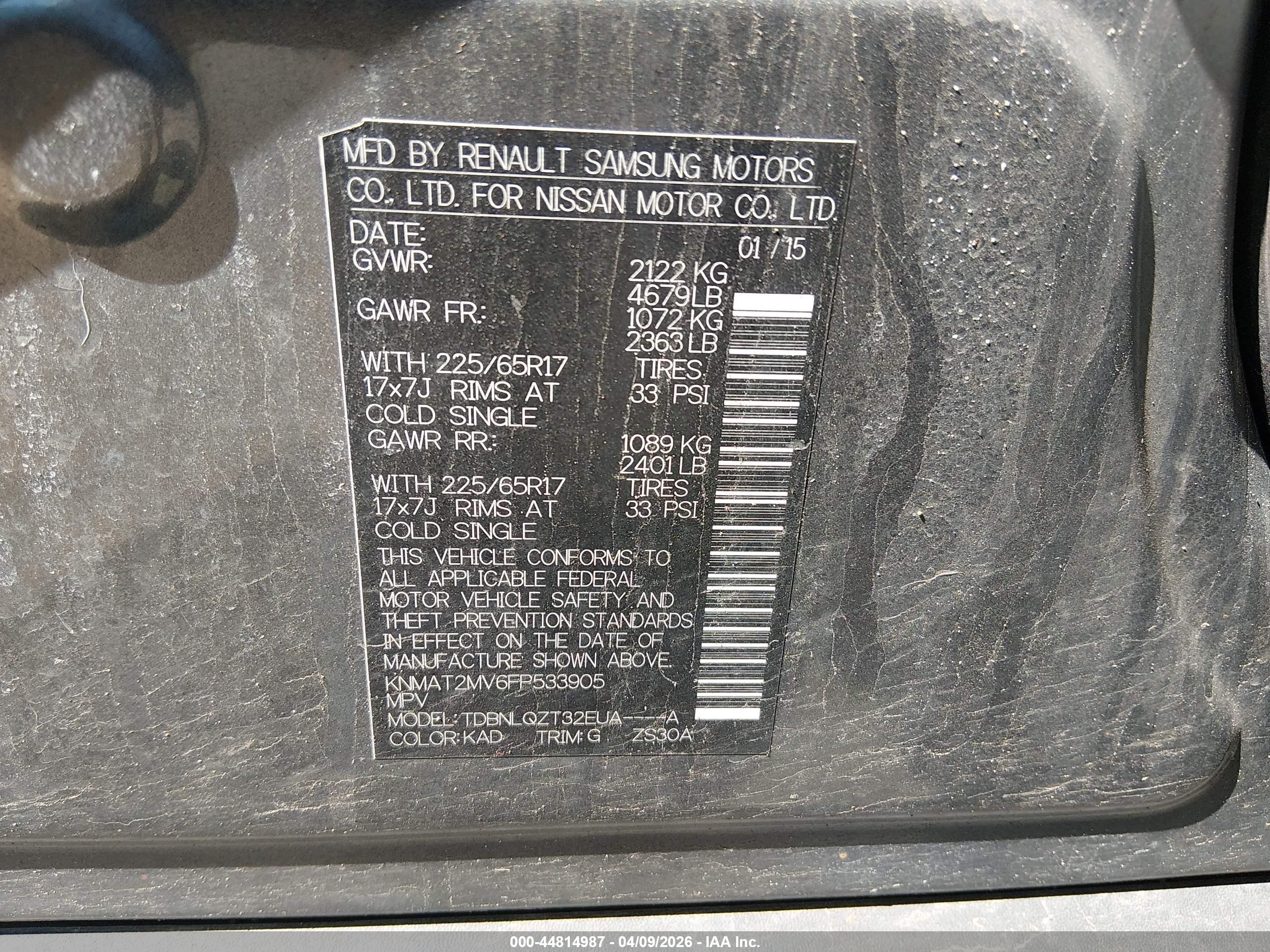 NISSAN ROGUE image 9