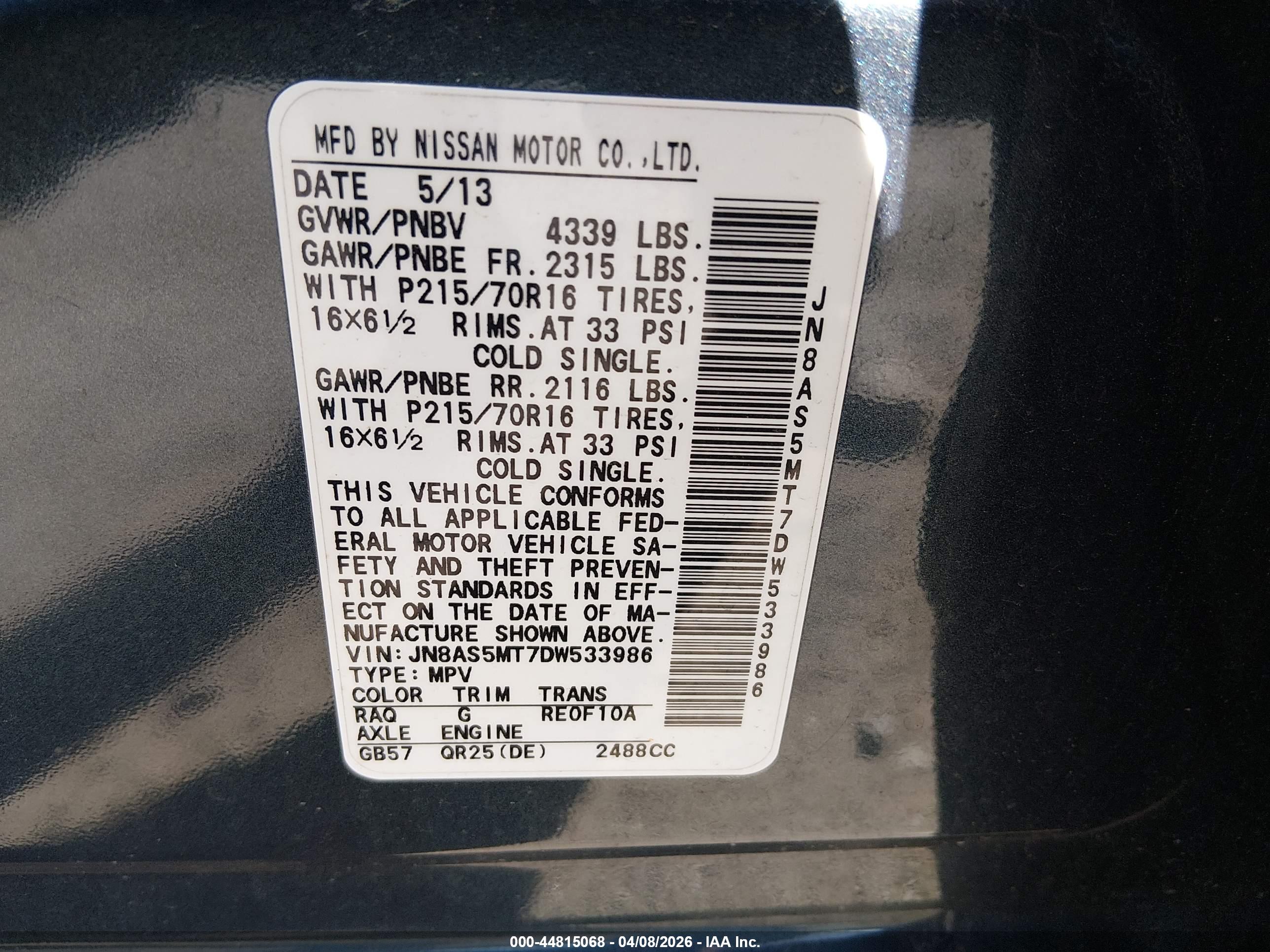 NISSAN ROGUE image 9