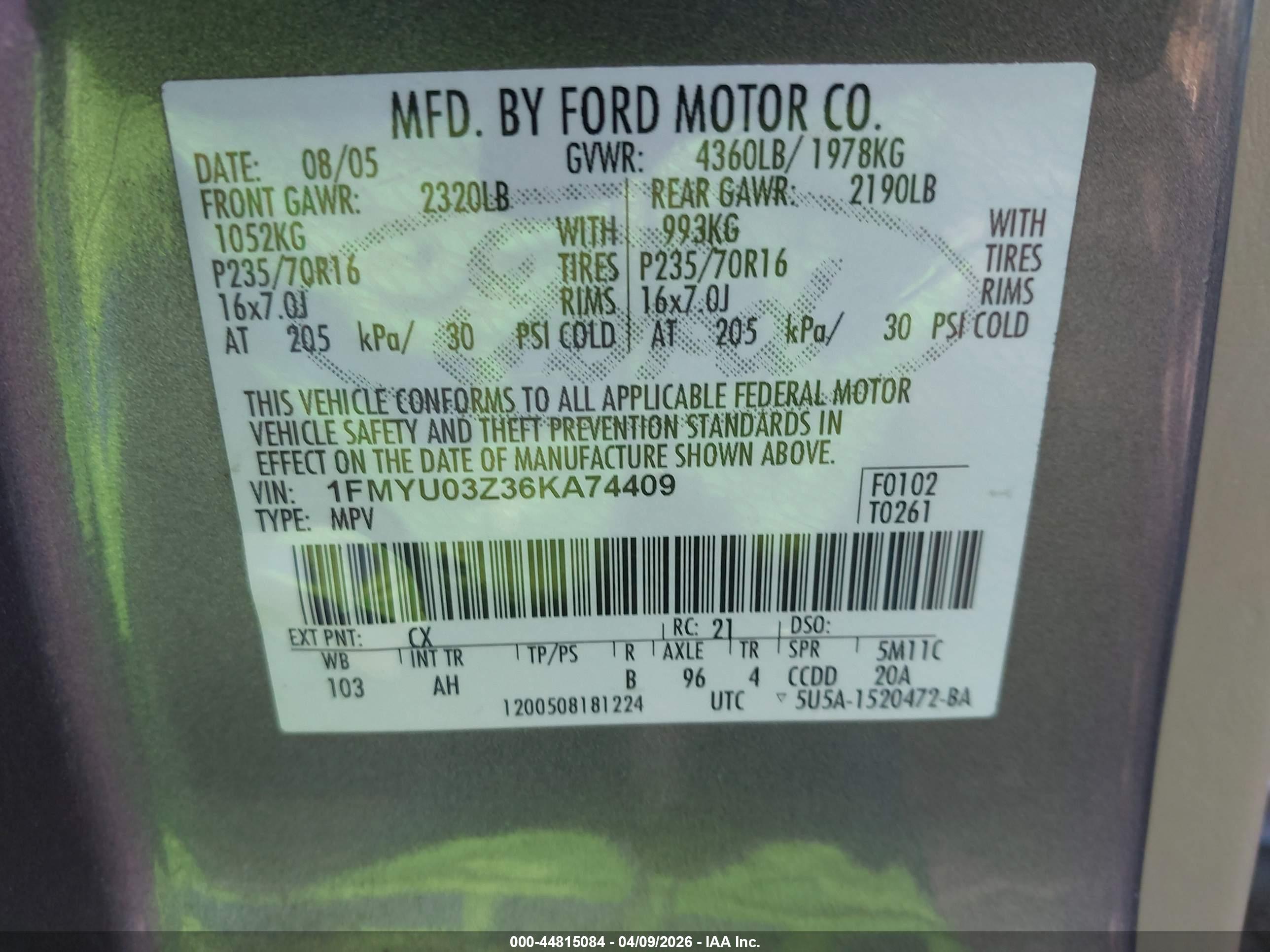 FORD ESCAPE image 9