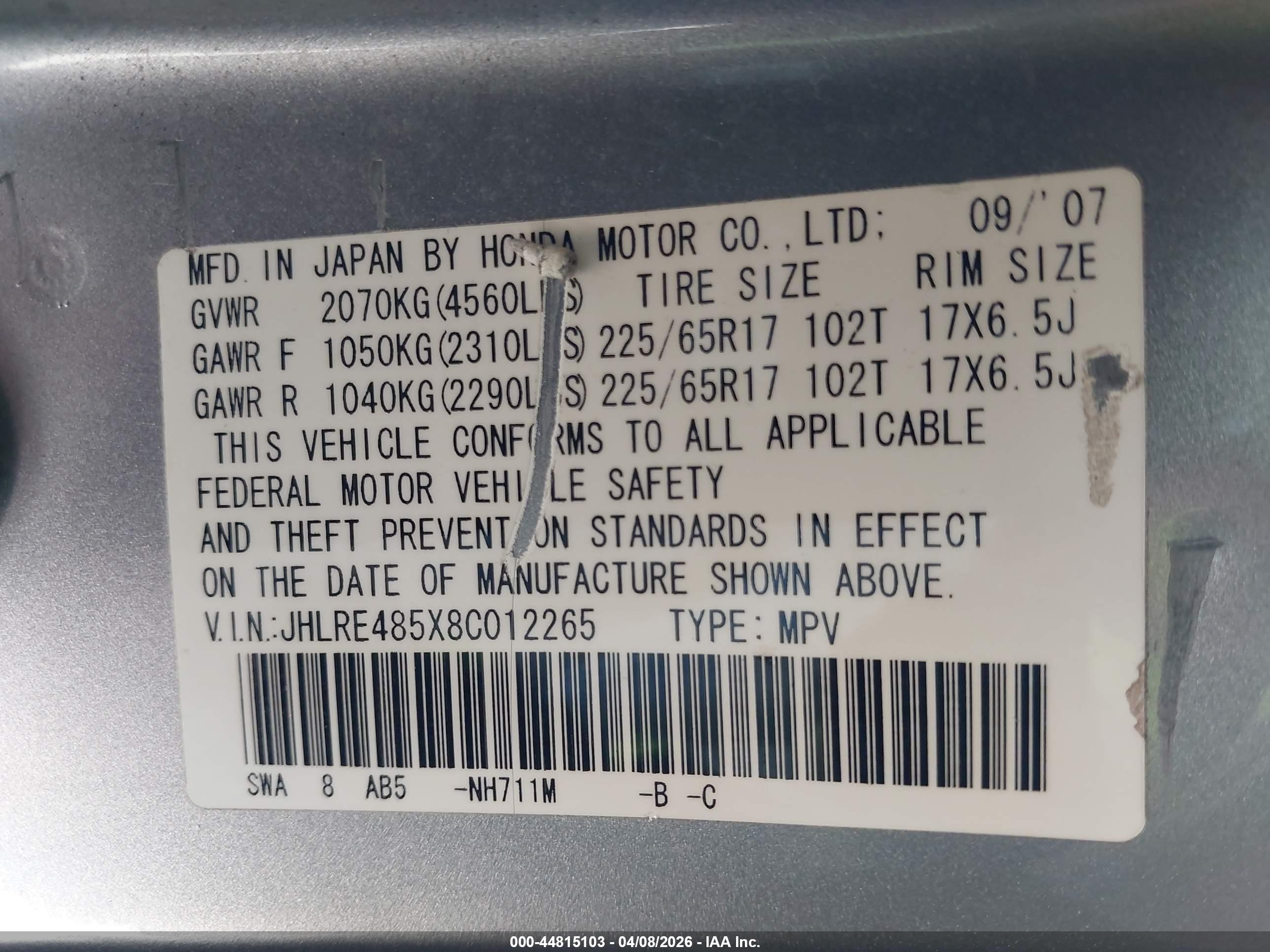 HONDA CR-V image 9