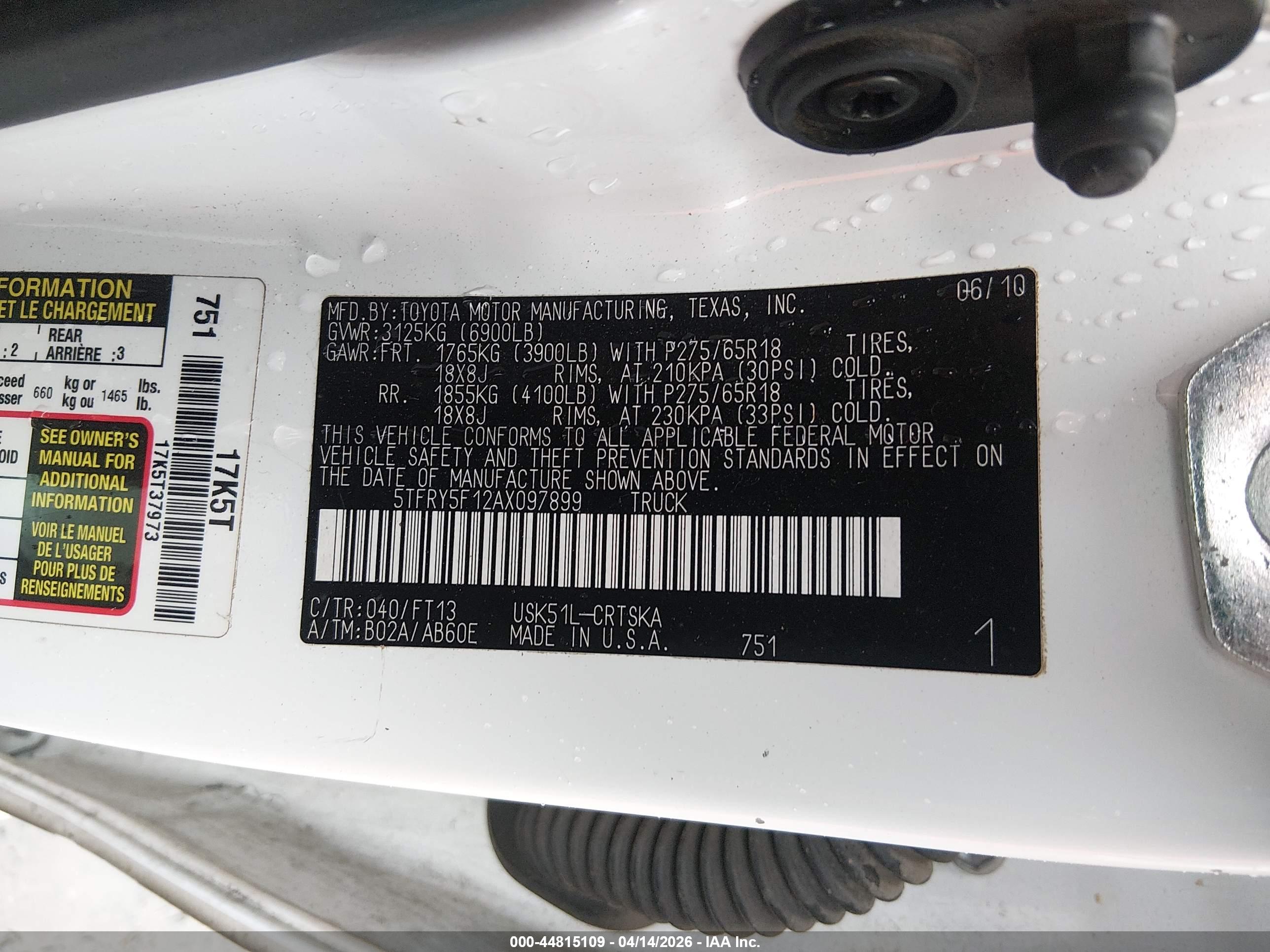 TOYOTA TUNDRA image 9
