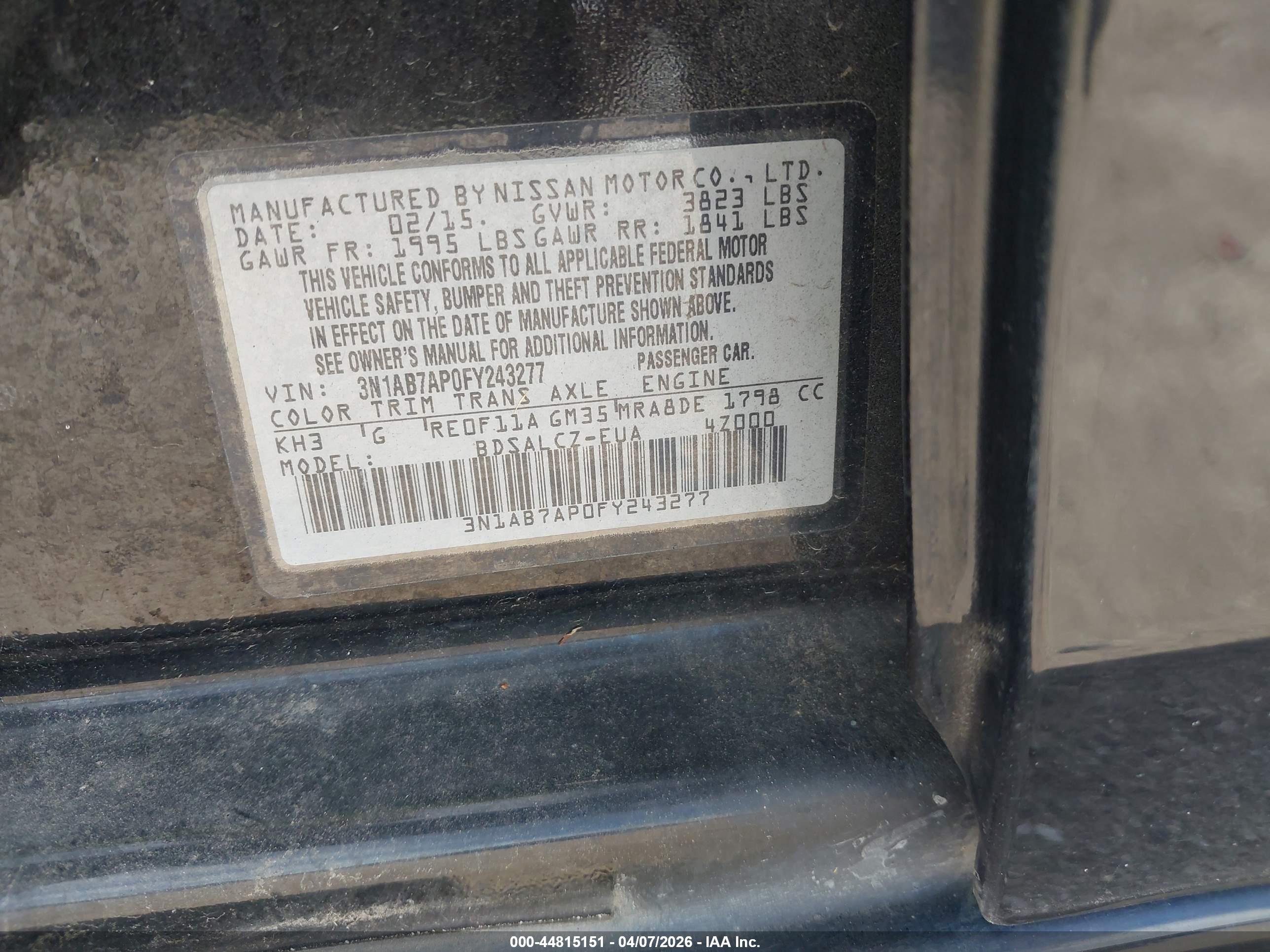 NISSAN SENTRA image 9