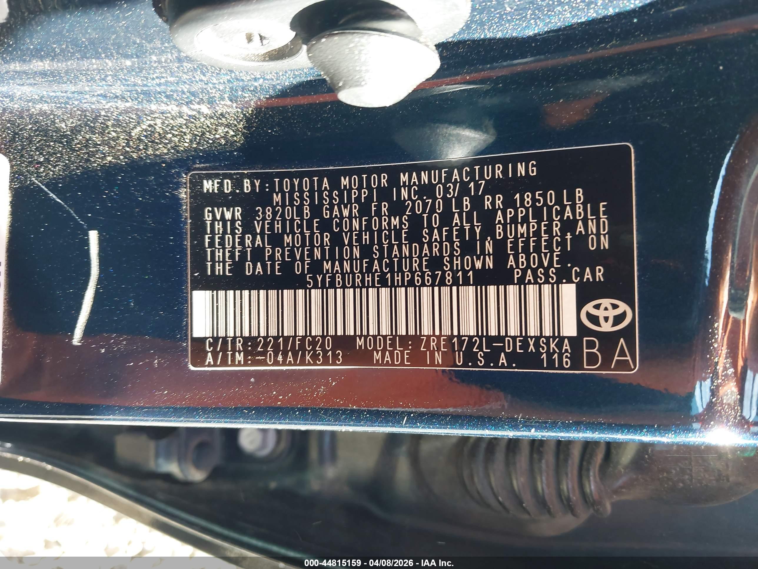 TOYOTA COROLLA image 9