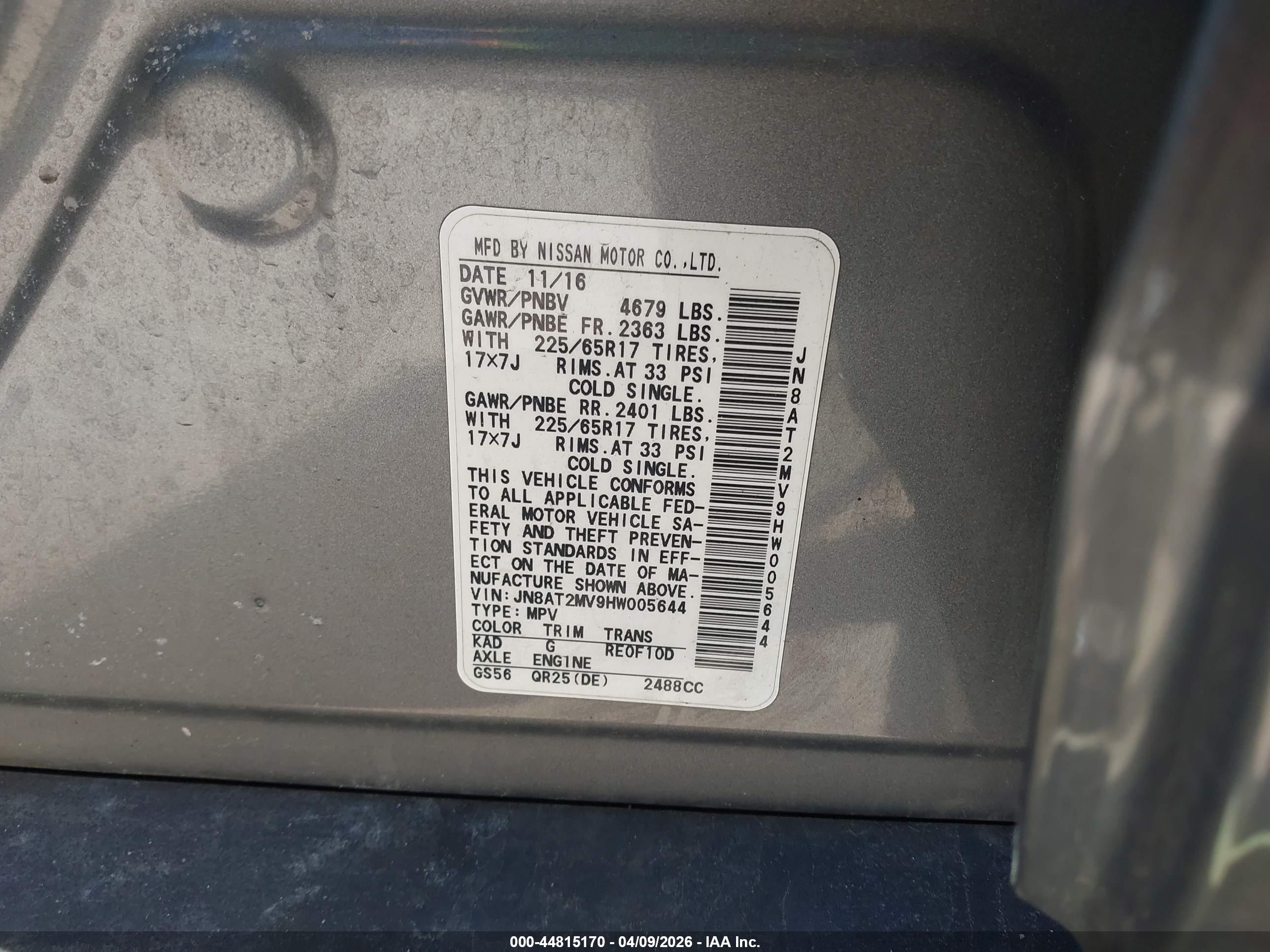 NISSAN ROGUE image 9