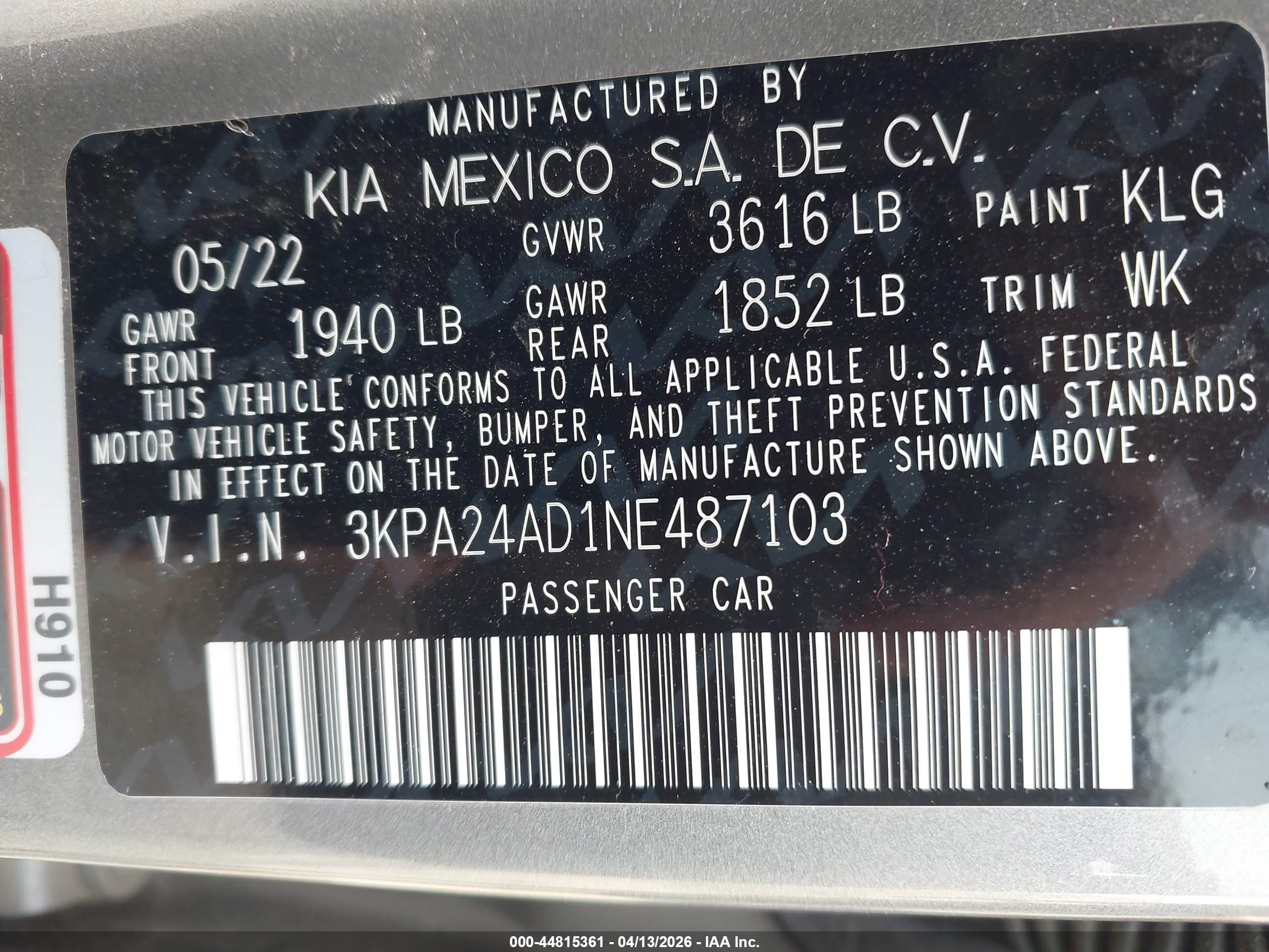 KIA RIO image 9