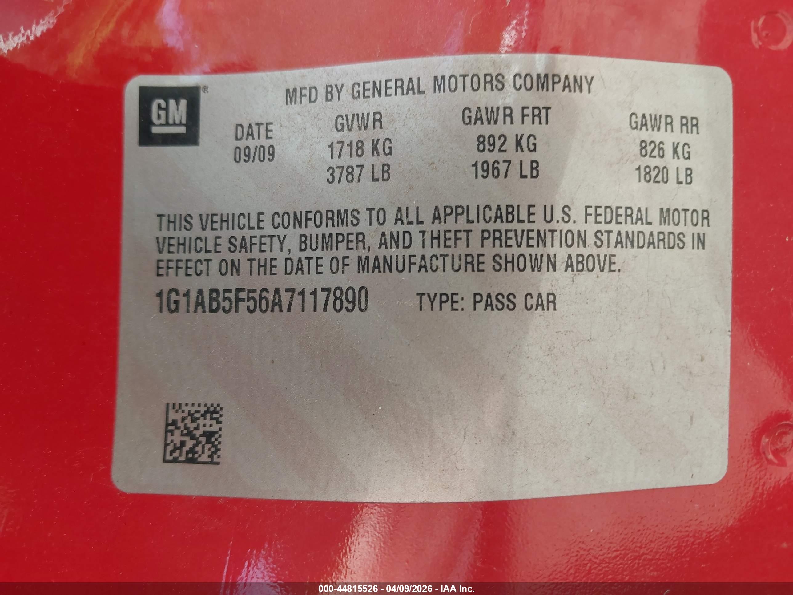 CHEVROLET COBALT image 9